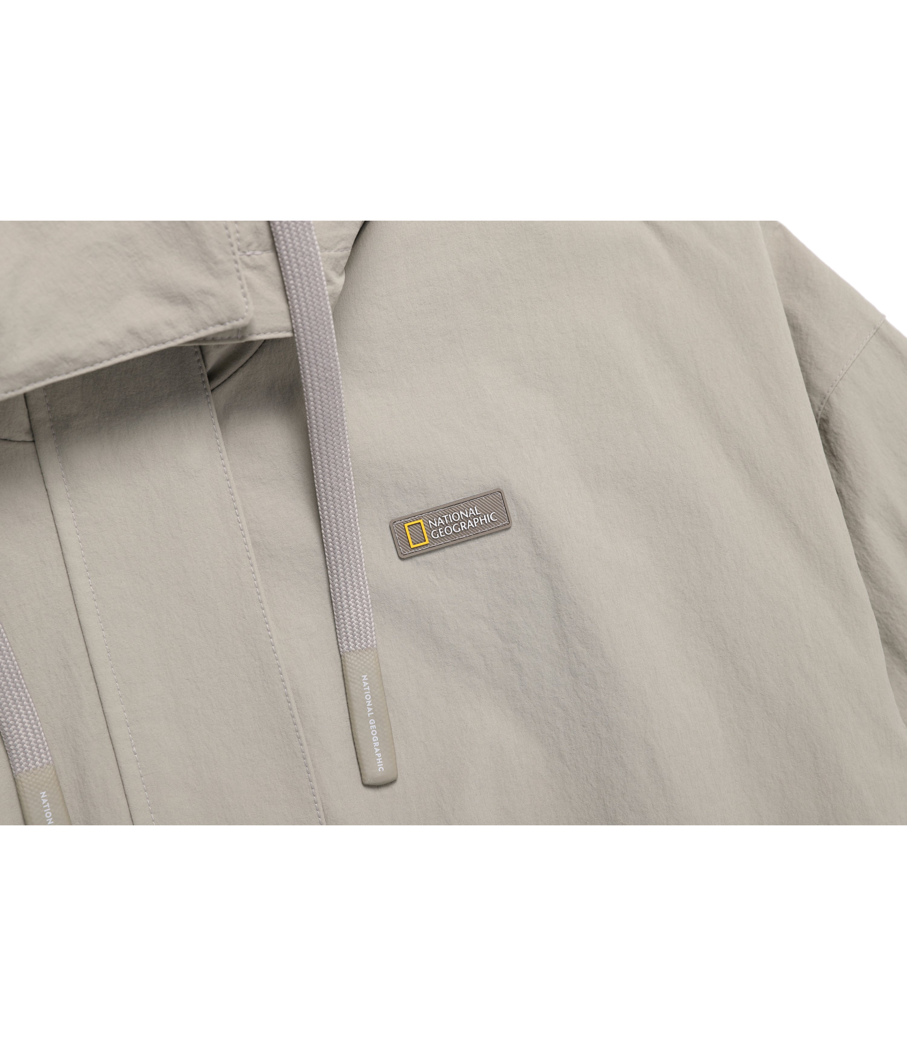 Women's LEMUR Detachable Hooded Jumper<br>MOURNING BEIGE