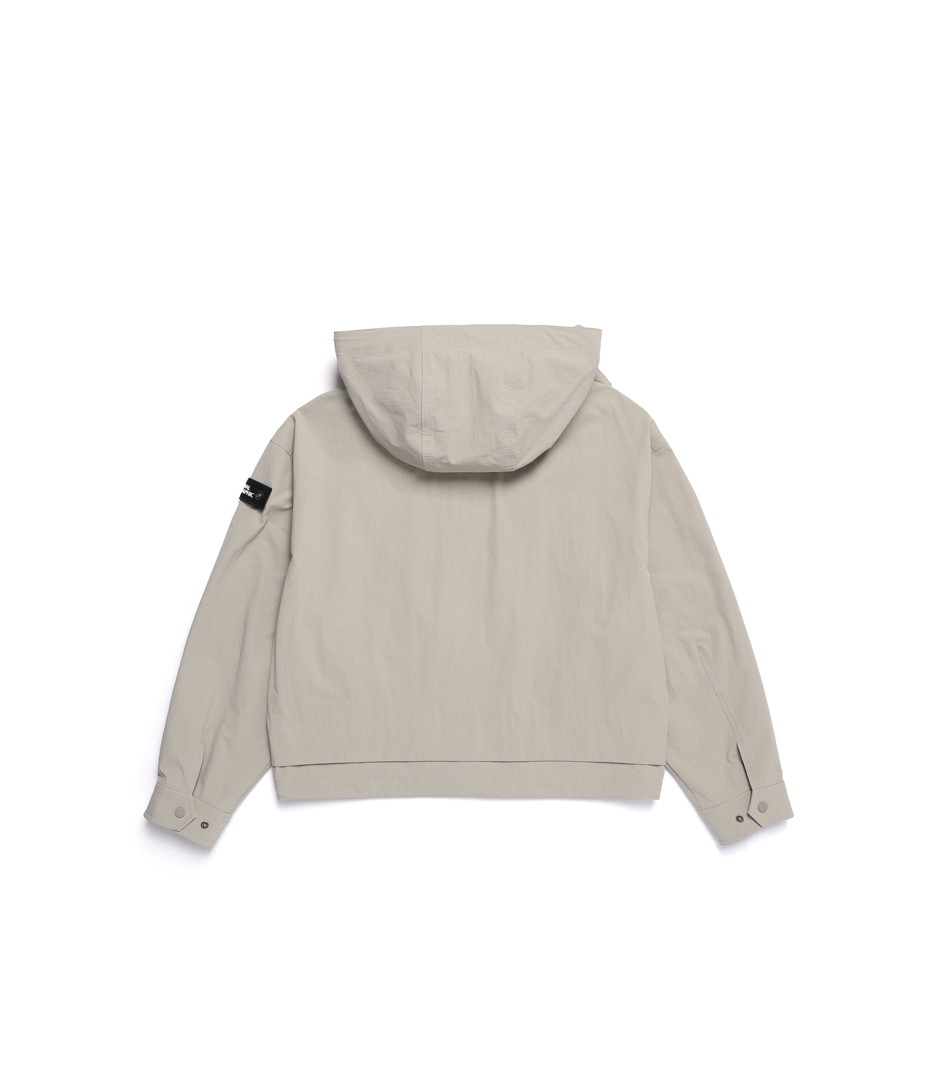 Women's LEMUR Detachable Hooded Jumper<br>MOURNING BEIGE