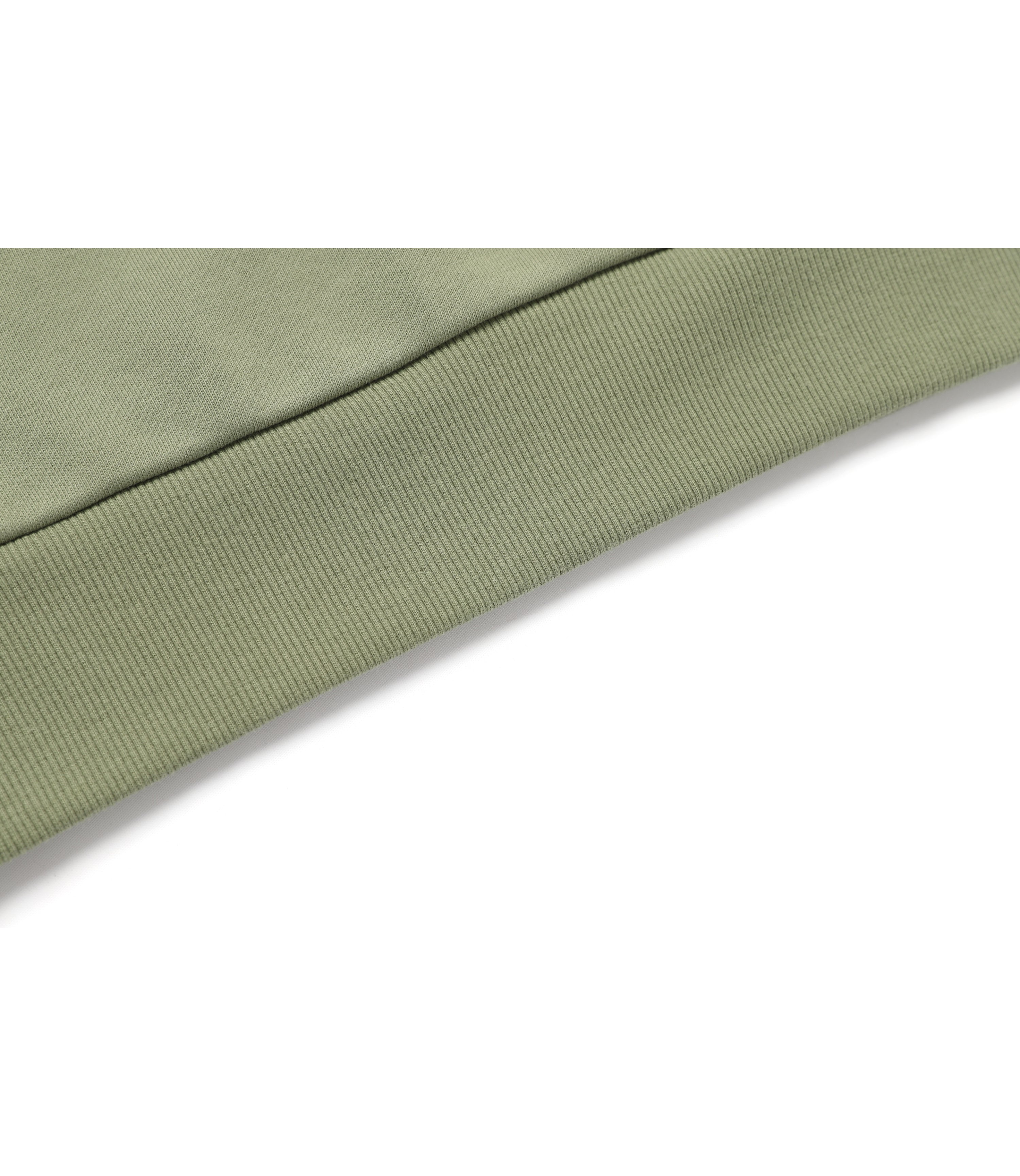 Unisex Glacier Concept Graphic Semi-Oversize Hoodie<br>GREEN OLIVE