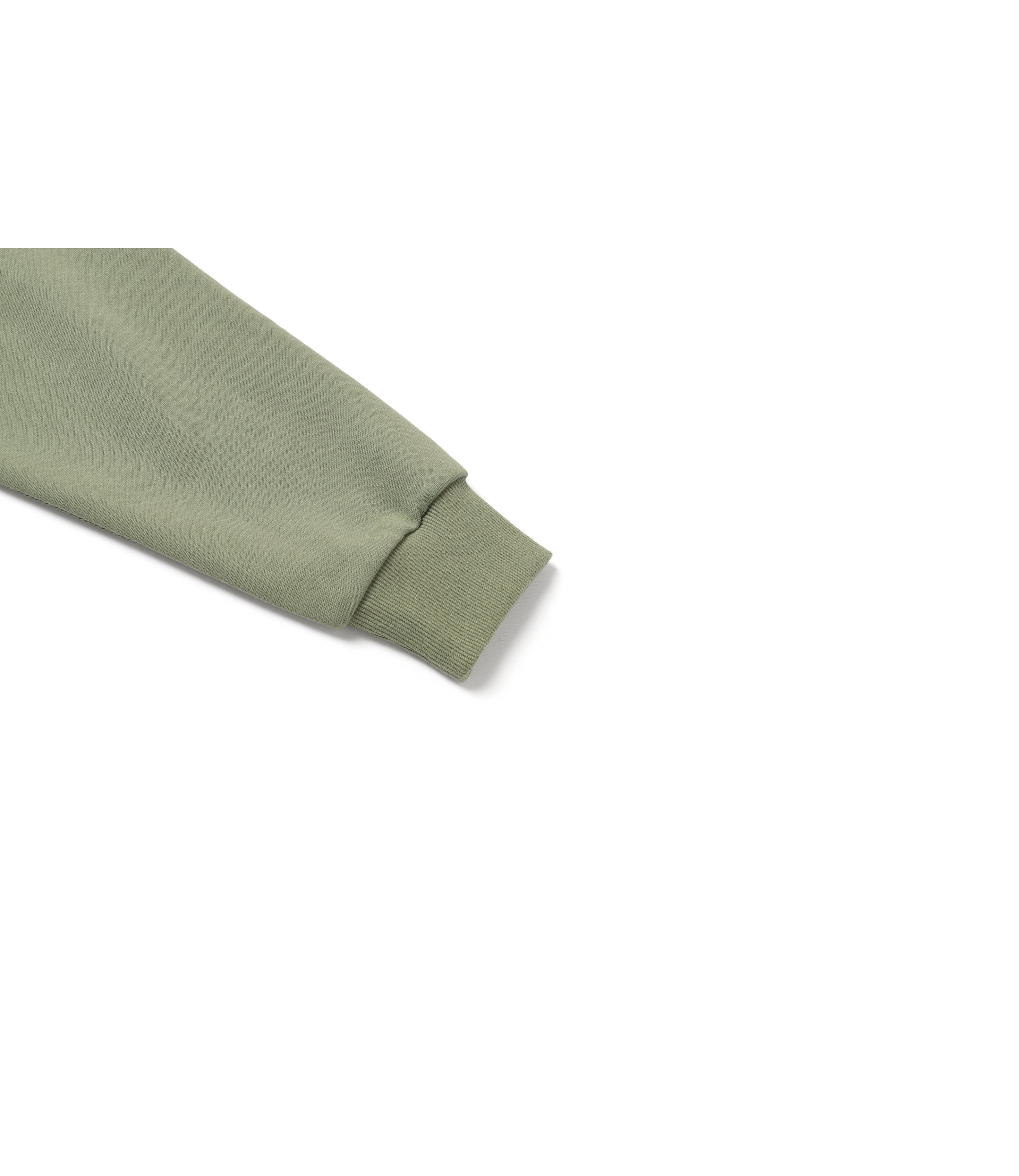 Unisex Glacier Concept Graphic Semi-Oversize Hoodie<br>GREEN OLIVE