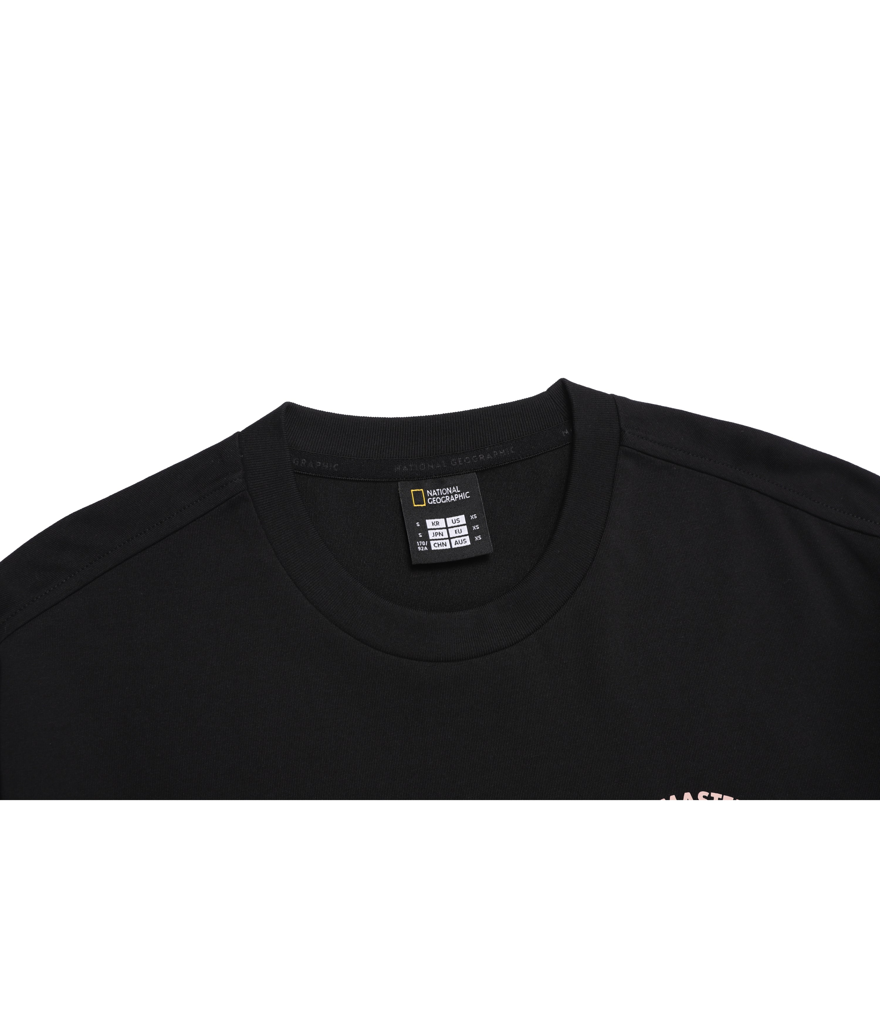 Unisex Animal Patch Short Sleeve Tee<br>BLACK