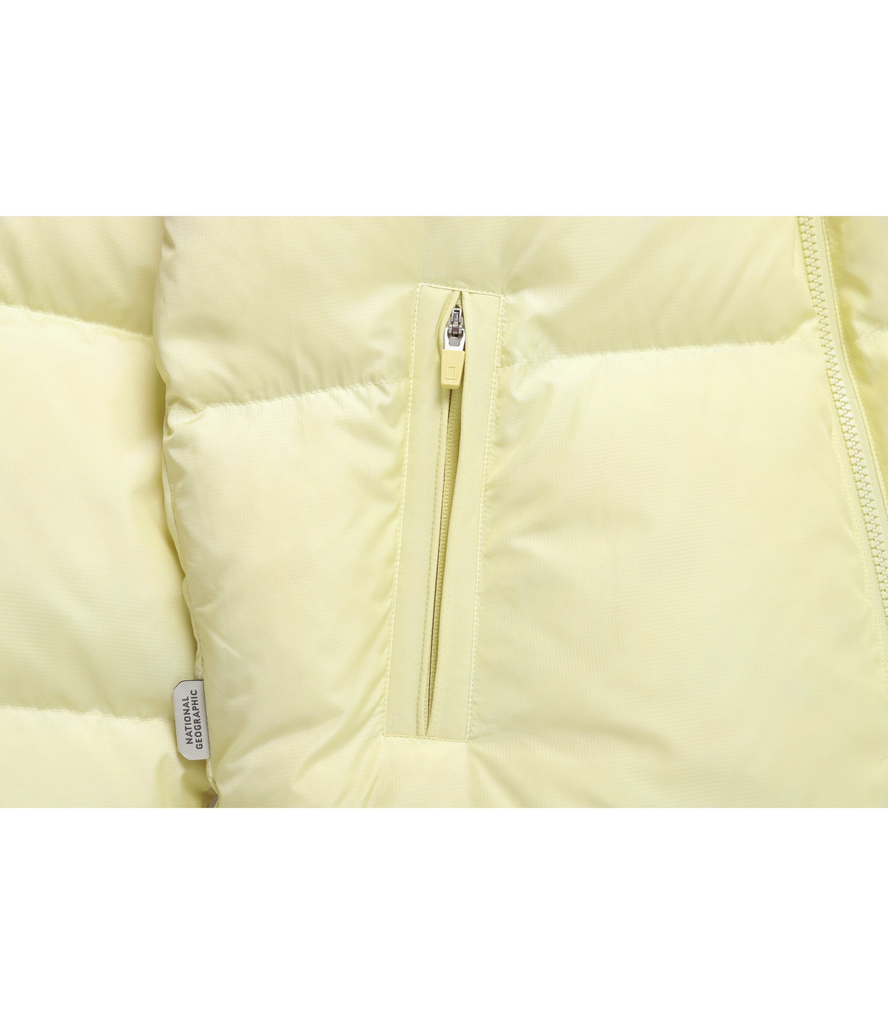 Unisex EIRA Short Length Hooded Goose Down Jumper<br>LIME