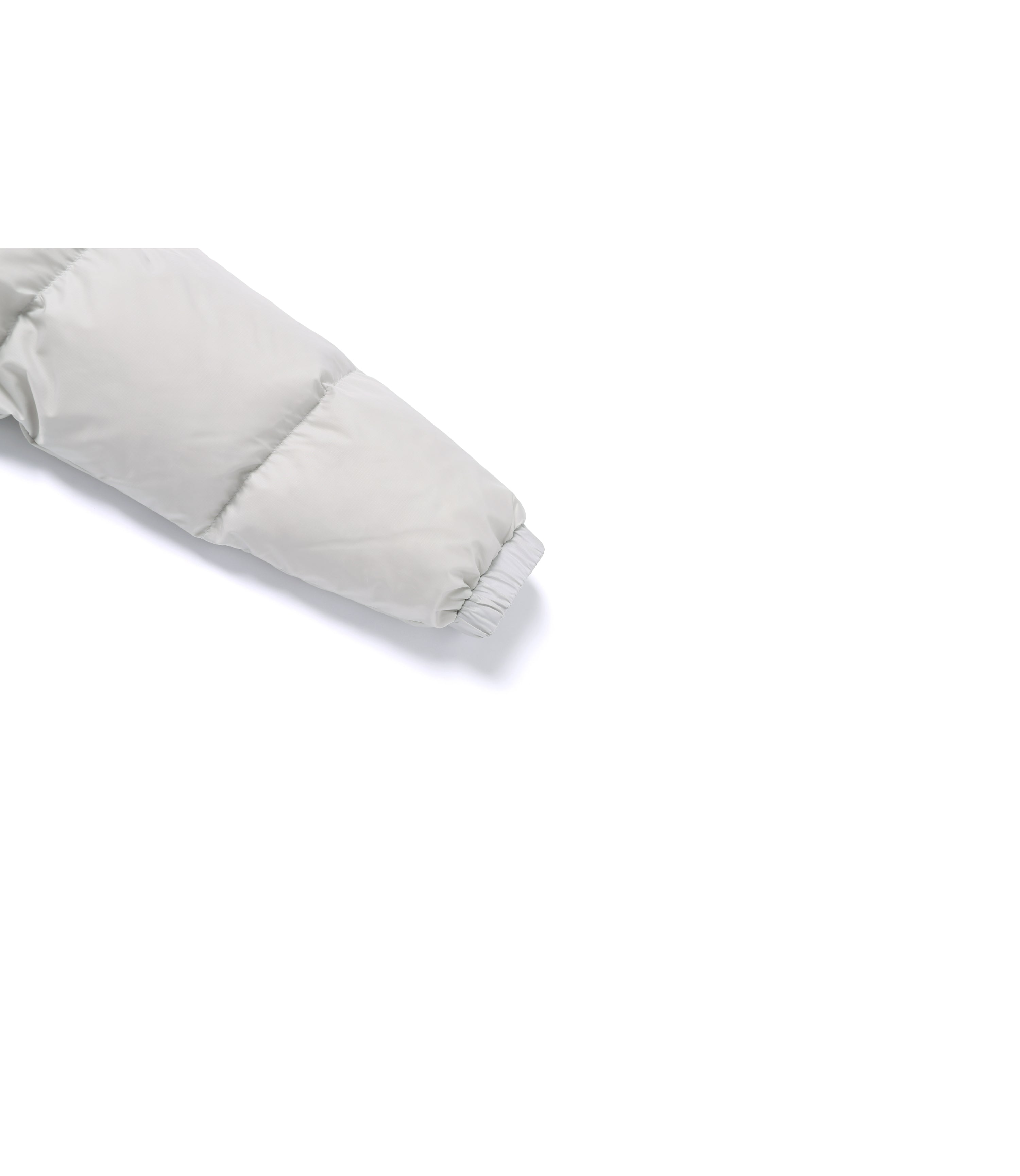 Unisex EIRA Short Length Hooded Goose Down Jumper<br>L/GREY