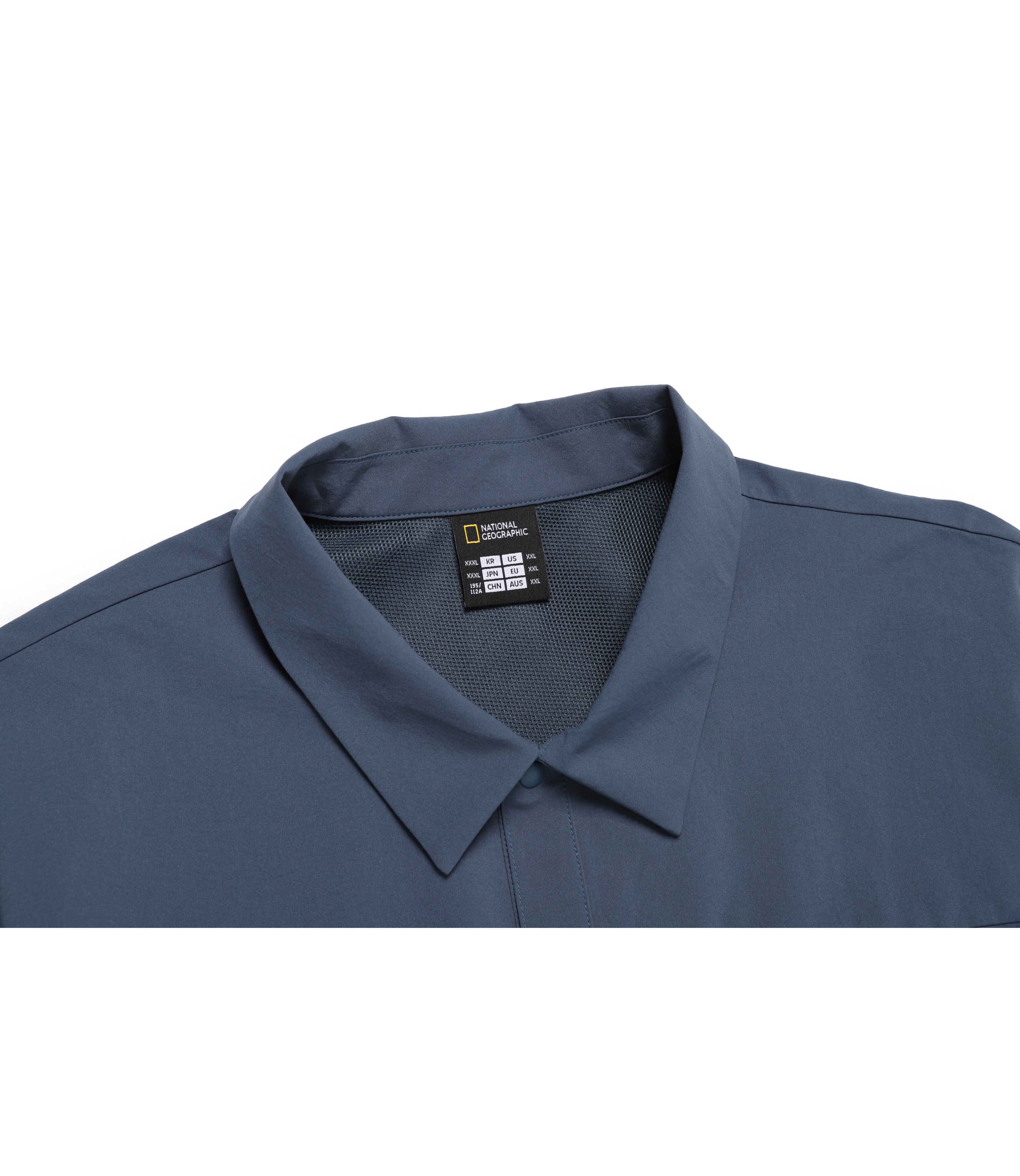 Men's Urban City Woven Semi-Over Fit Shirt<br>TURQUOISE