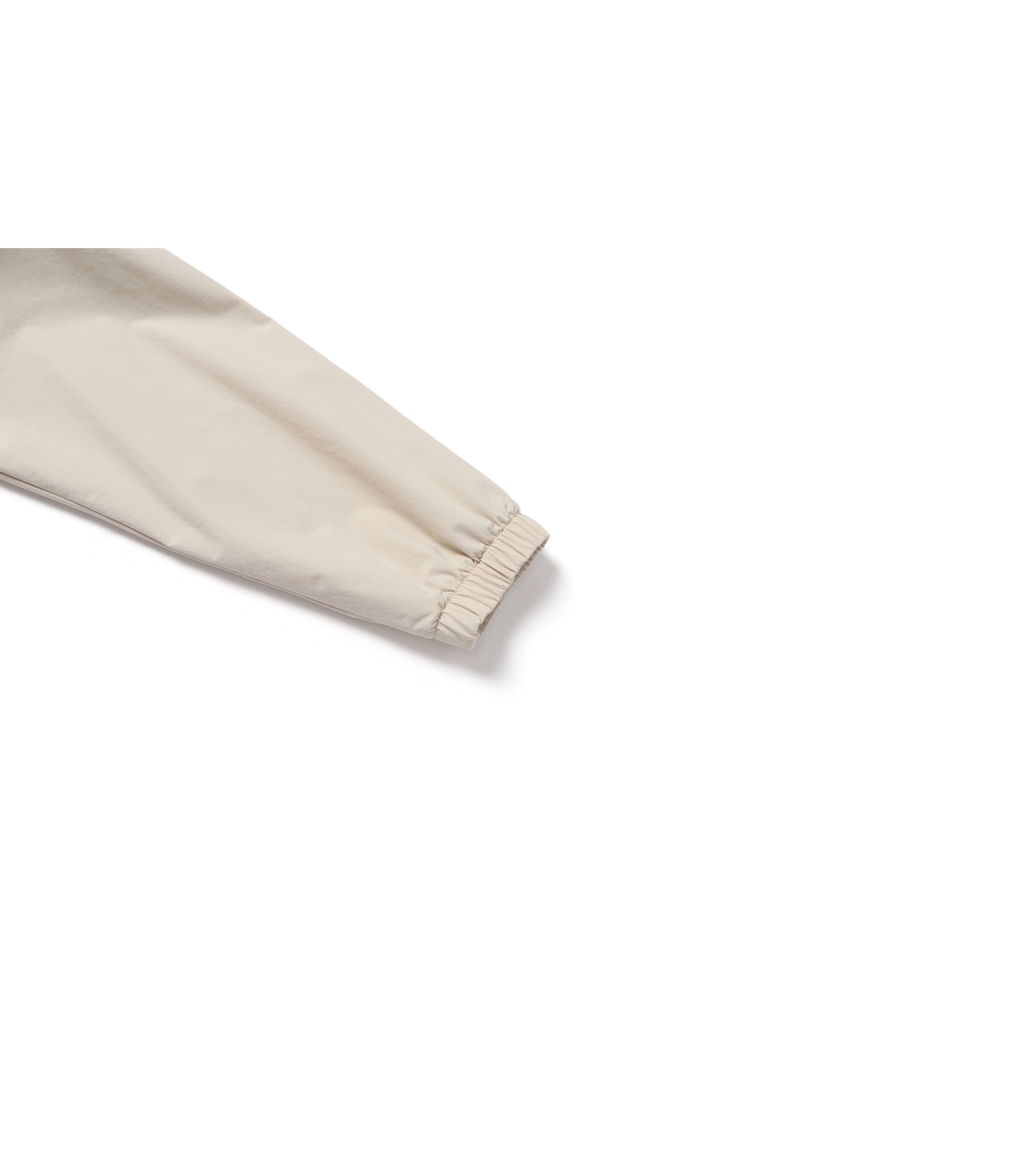 Women's ARCHELON Stretched Woven Hooded Zip-Up<br>LIGHT BEIGE