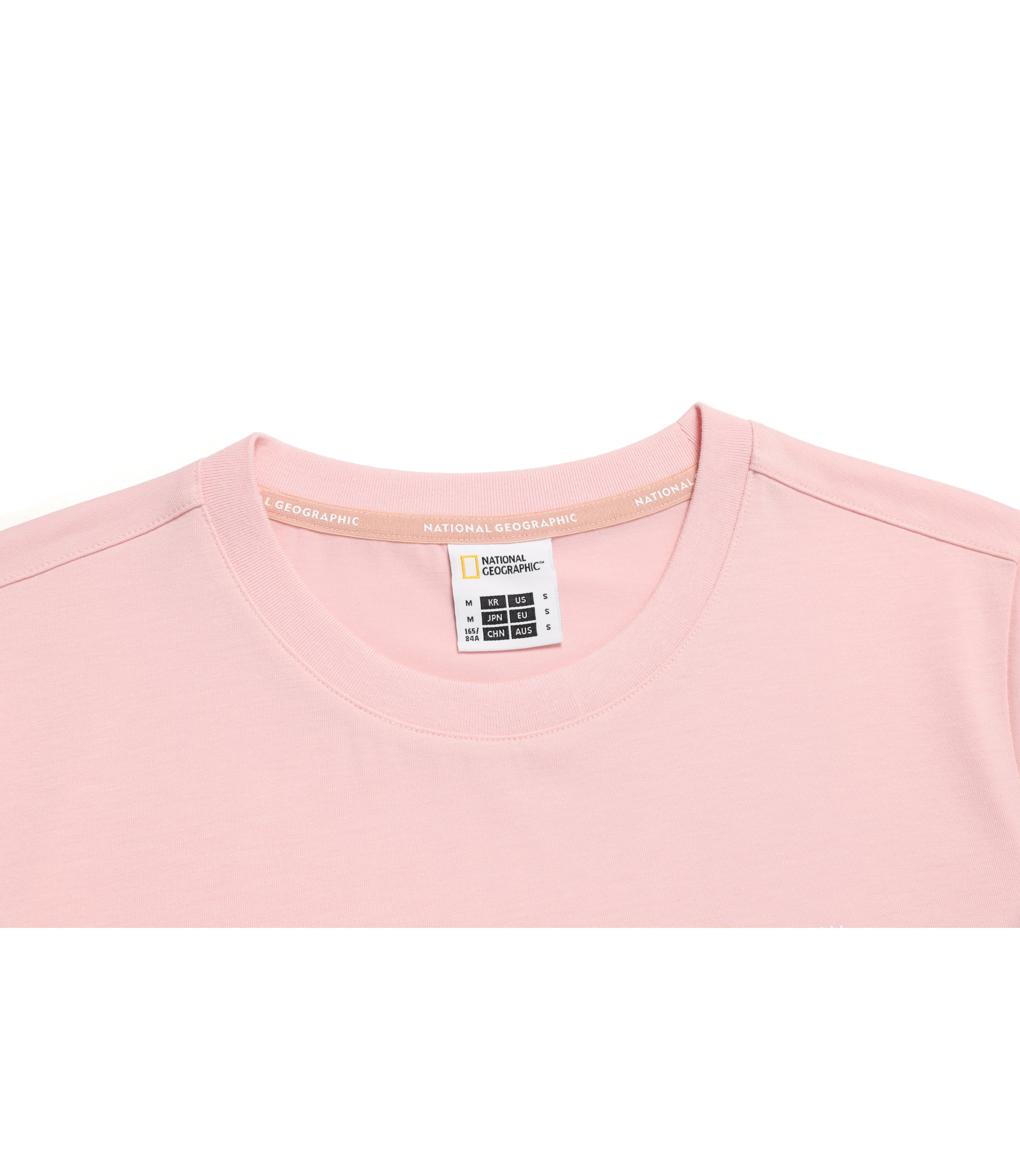 Women's FREERY Mid-Hip Length Short Sleeve Tee<br>PINK