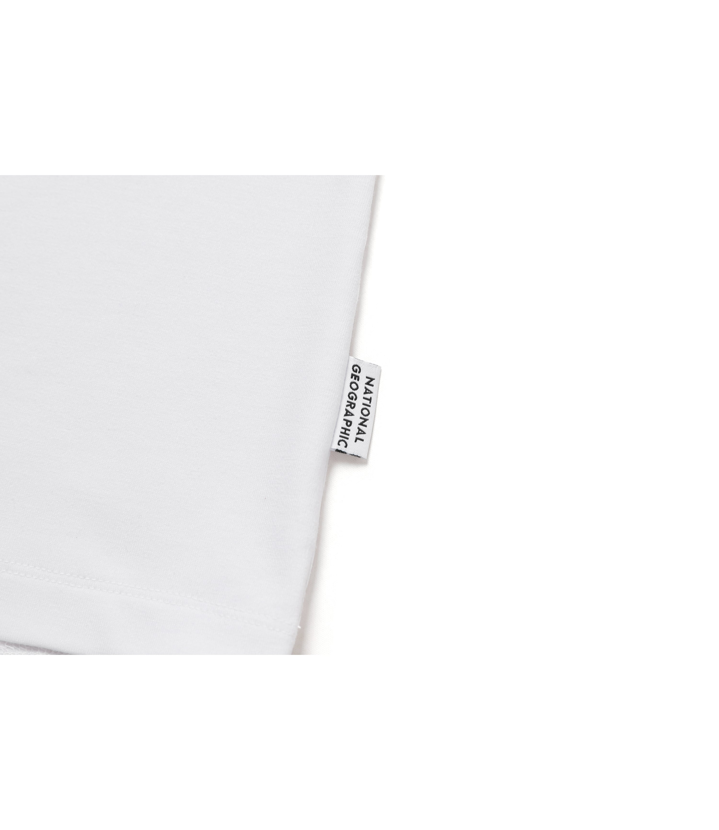 Women's FREERY Mid-Hip Length Short Sleeve Tee<br>WHITE