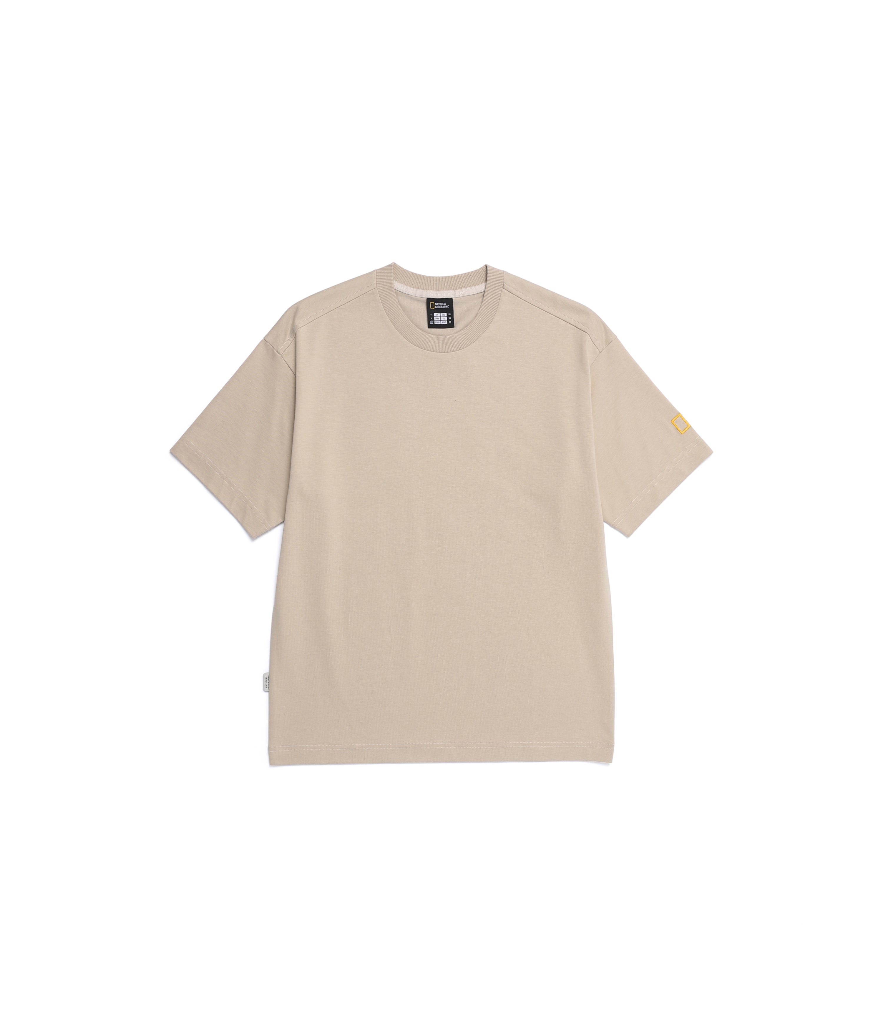 Unisex Animal Graphic Short Sleeve Tee<br>MOURNING BEIGE