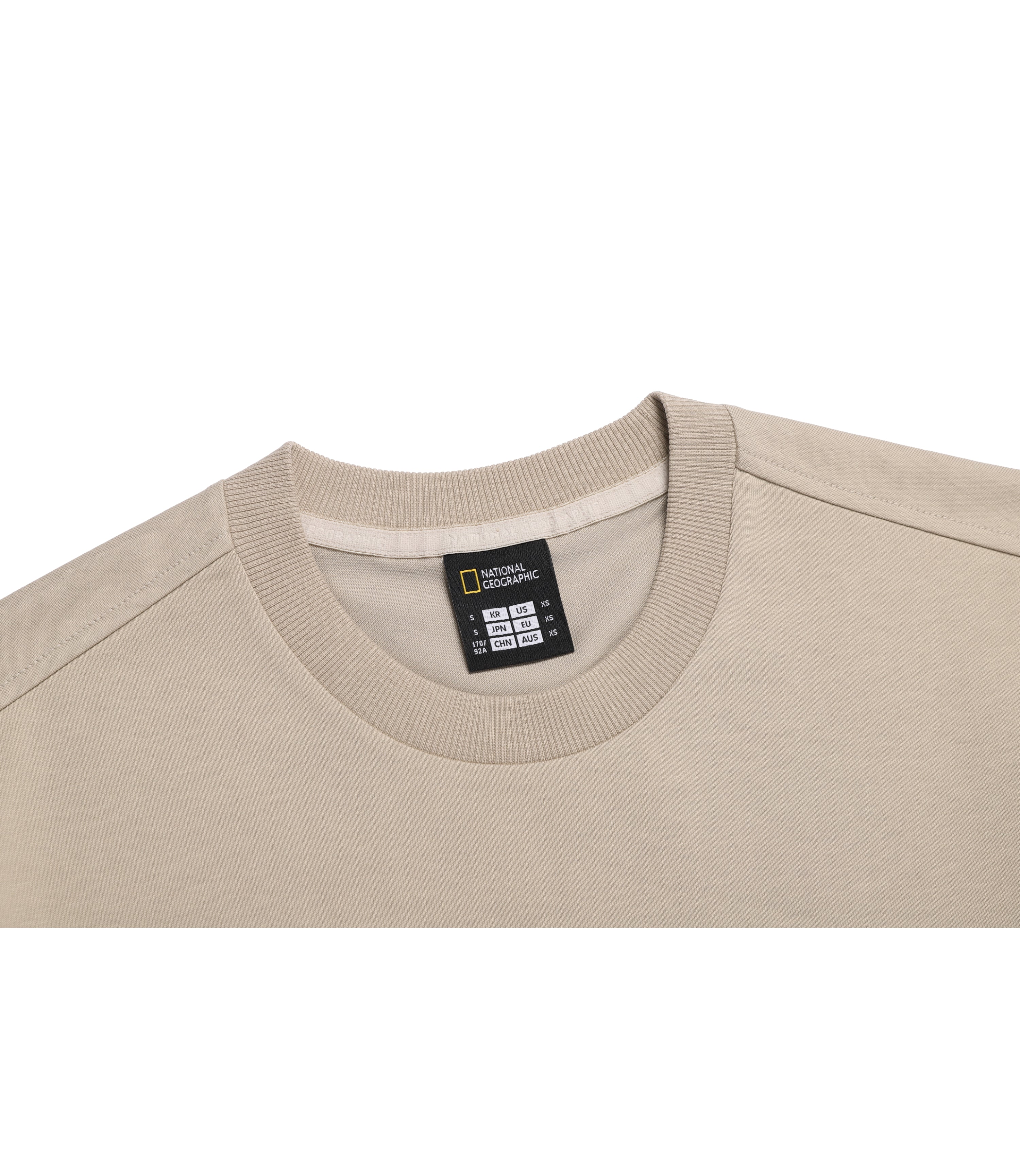 Unisex Animal Graphic Short Sleeve Tee<br>MOURNING BEIGE