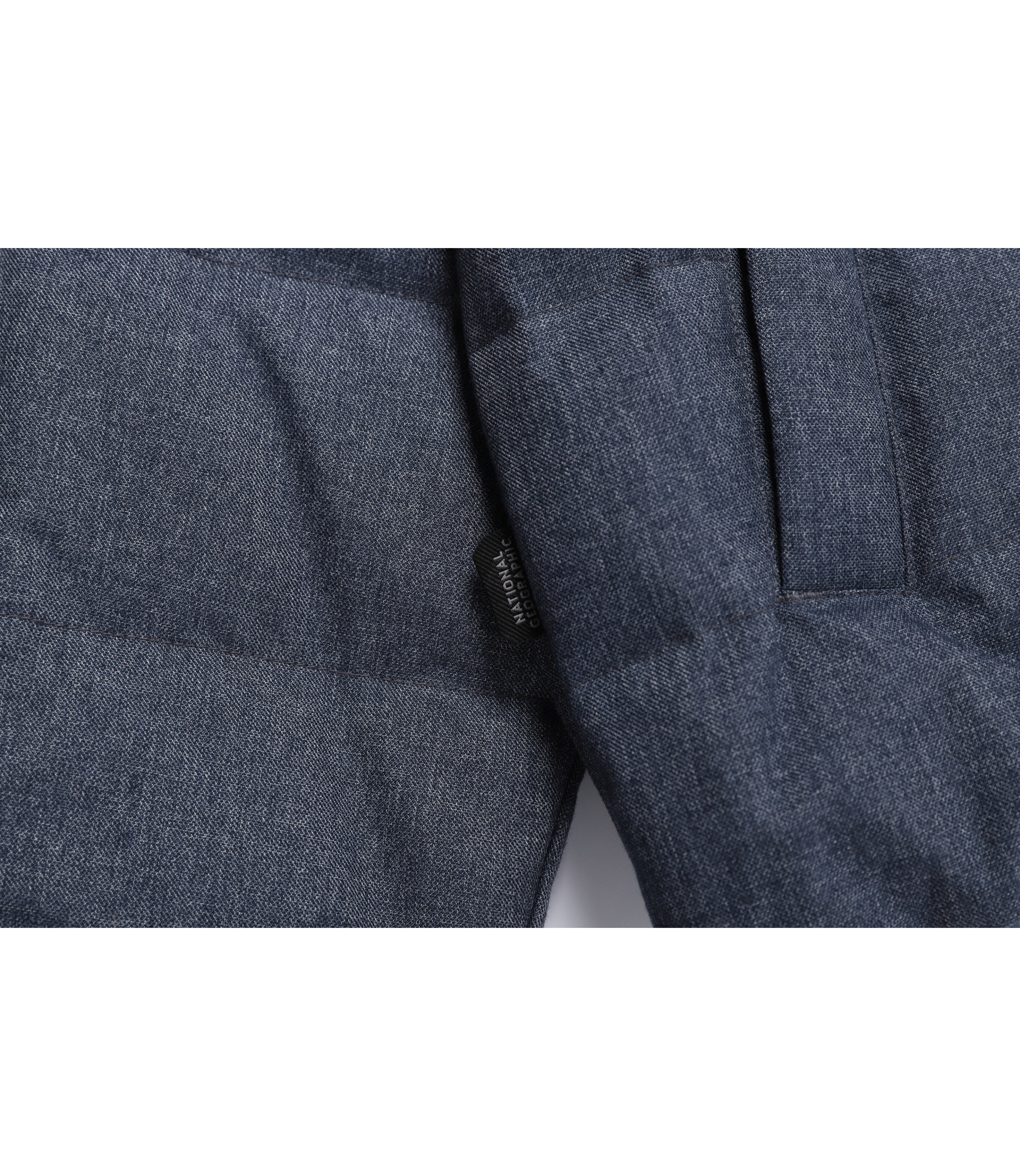 Women's HERON U-Neck Light Down Jumper (Denim)<br>INDIGO