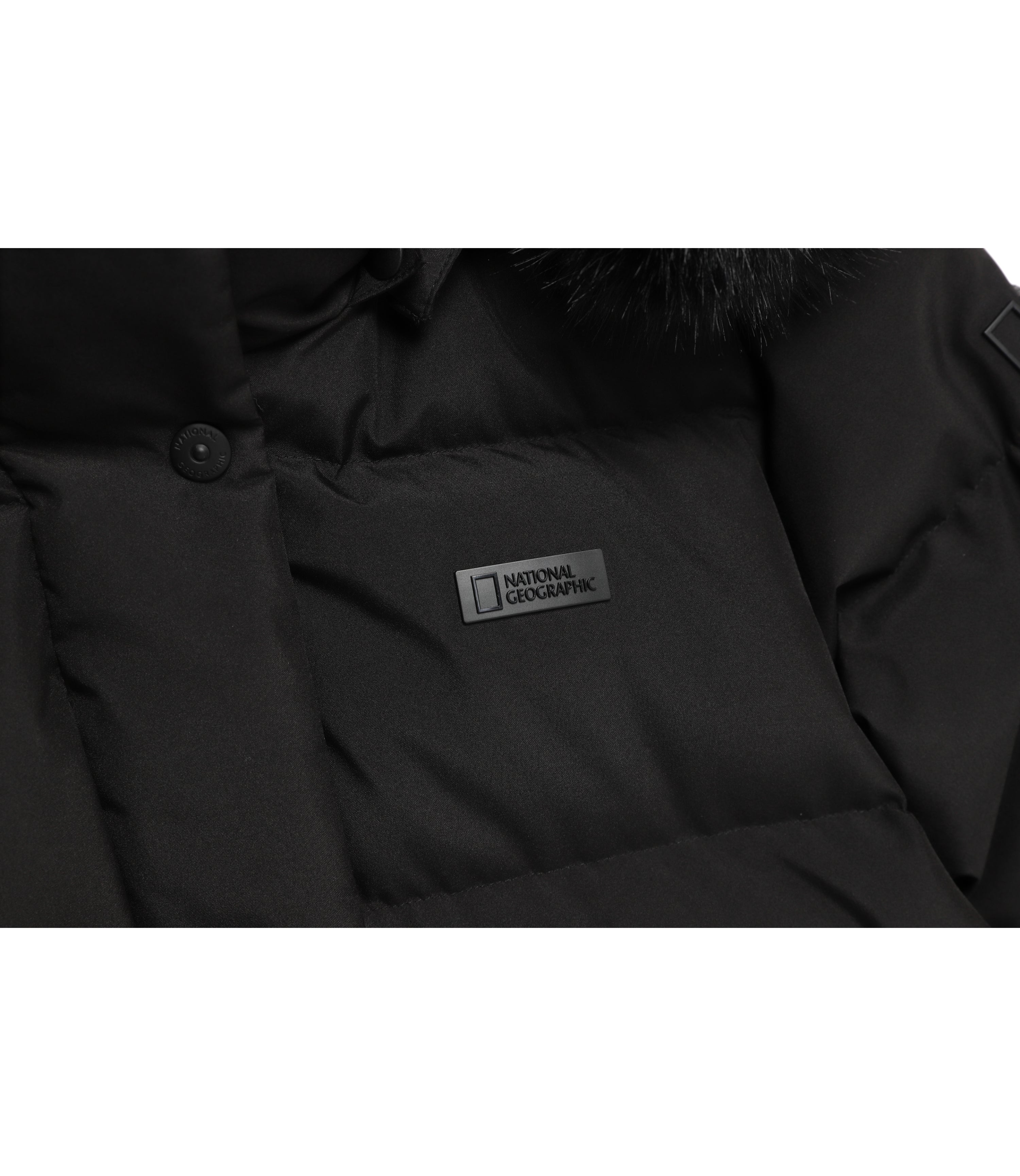 Women's ATLAS WINDSTOPPER Mid Length Goose Down Jacket<br>CARBON BLACK