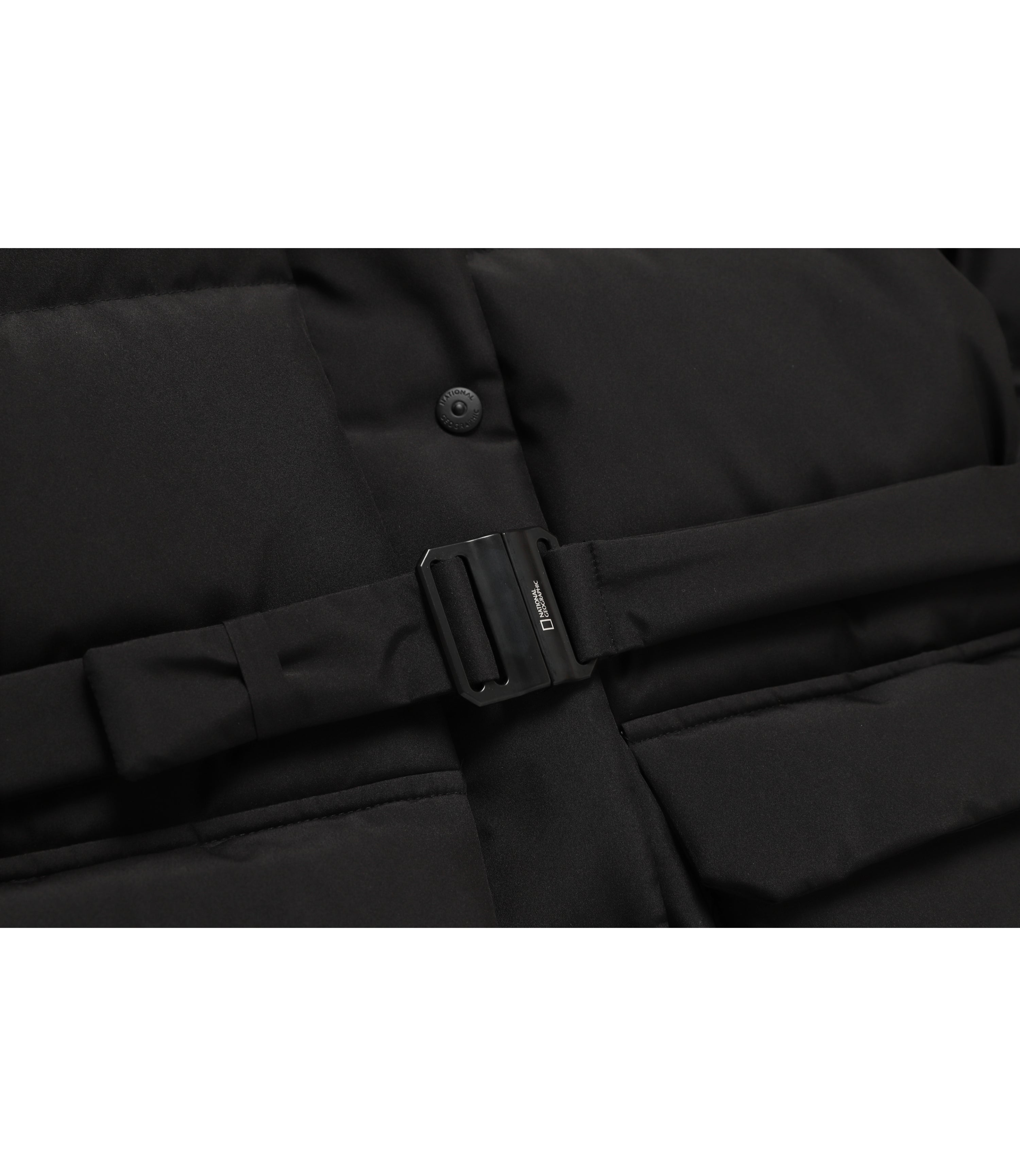 Women's ATLAS WINDSTOPPER Mid Length Goose Down Jacket<br>CARBON BLACK