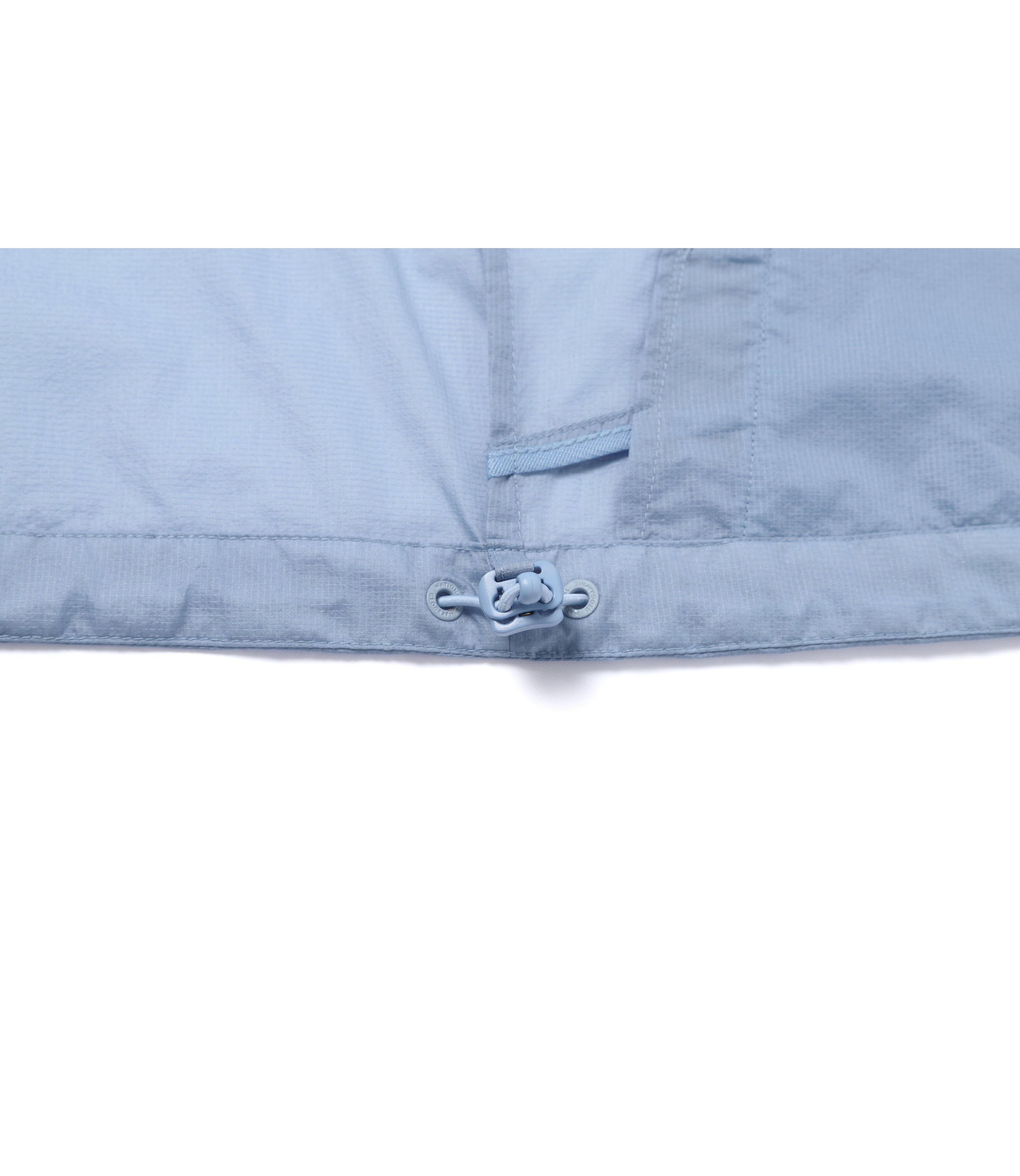 Unisex Light Pack Hooded Full Zip-Up Windbreaker<br>G/BLUE