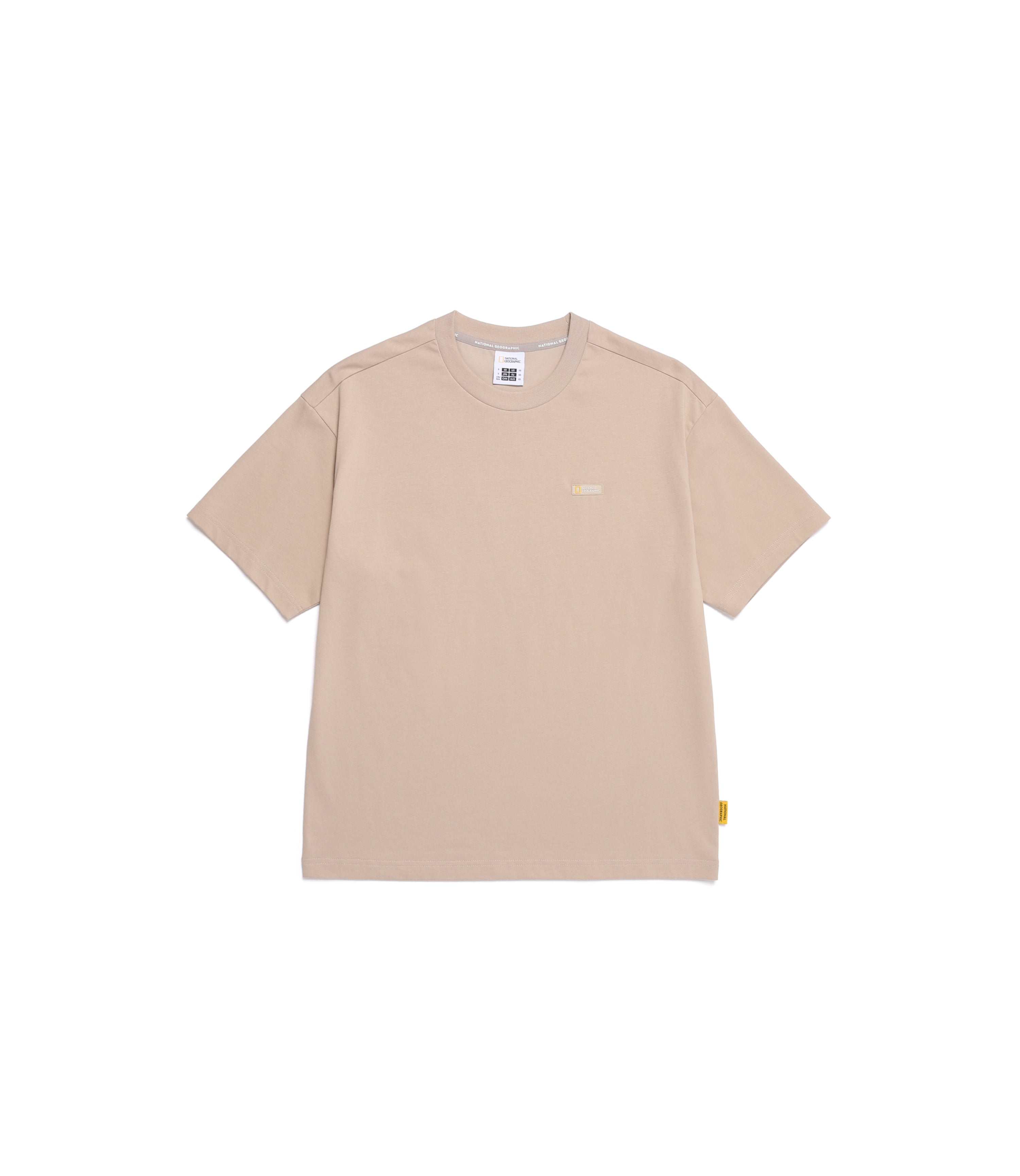 Unisex REGEN ASKIN On The Road Graphic Semi Over Fit Short Sleeve<br>SAND BEIGE