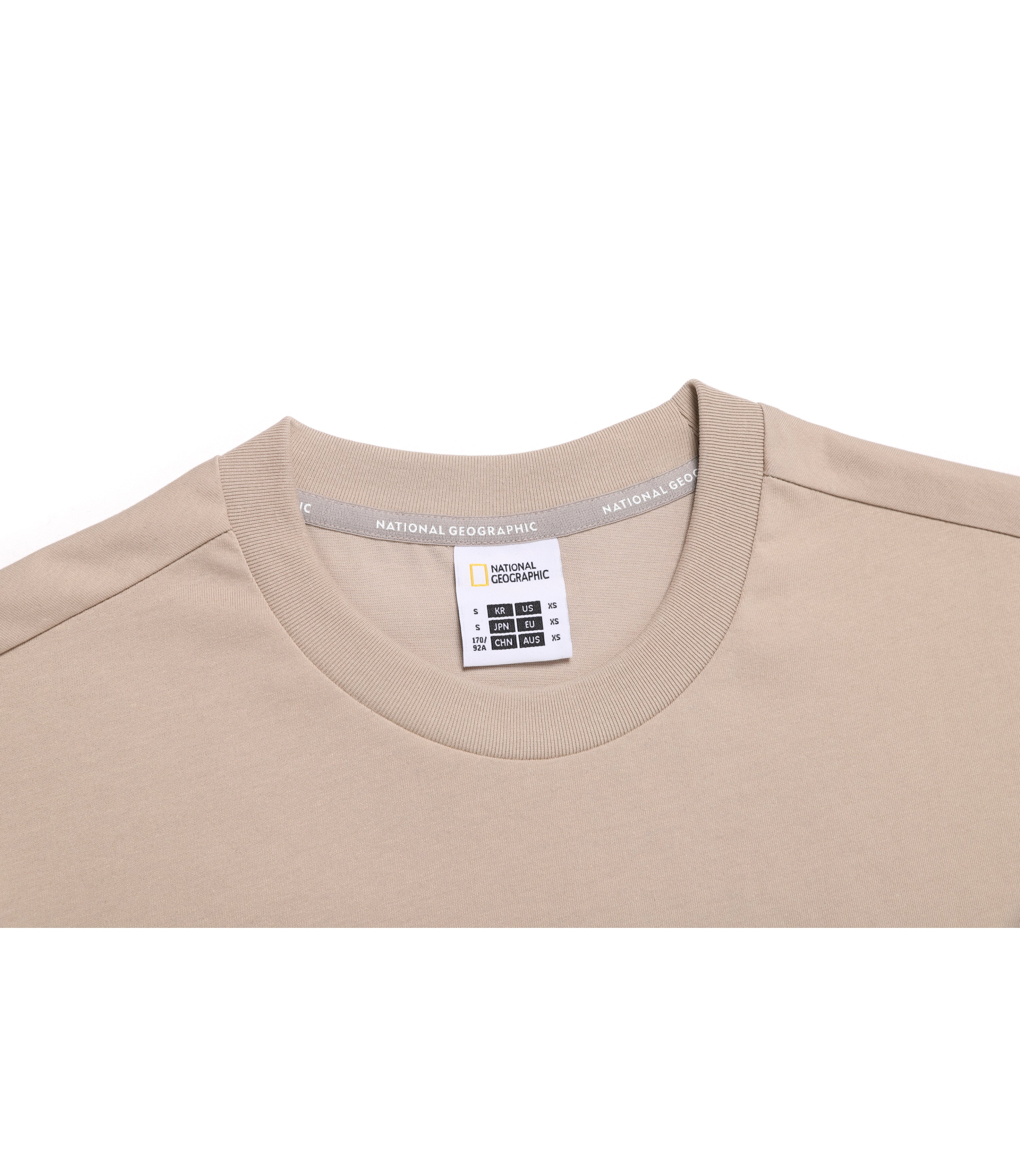 Unisex REGEN ASKIN On The Road Graphic Semi Over Fit Short Sleeve<br>SAND BEIGE
