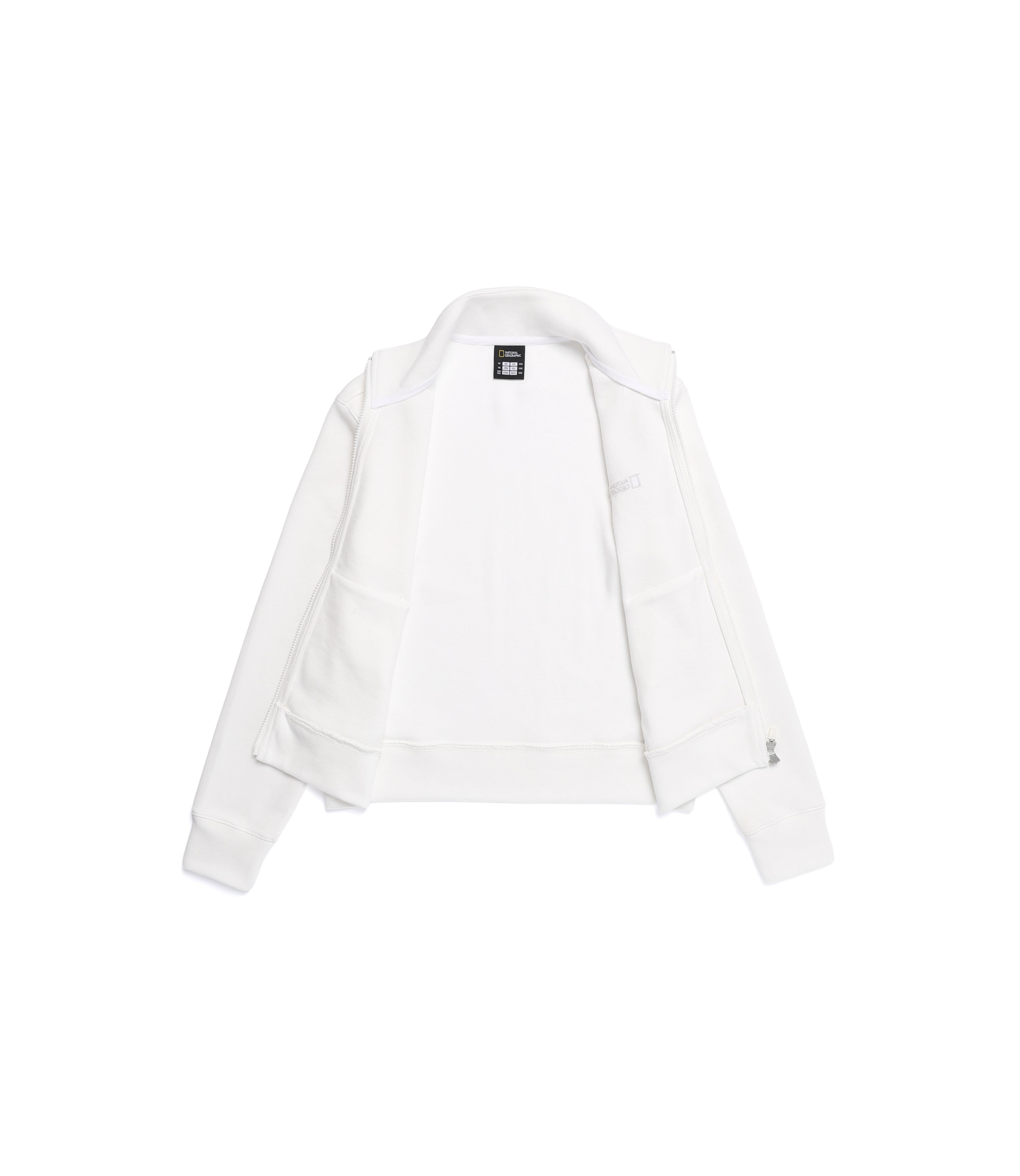 Women's Mars Training Full Zip-Up Jacket<br>O/WHITE