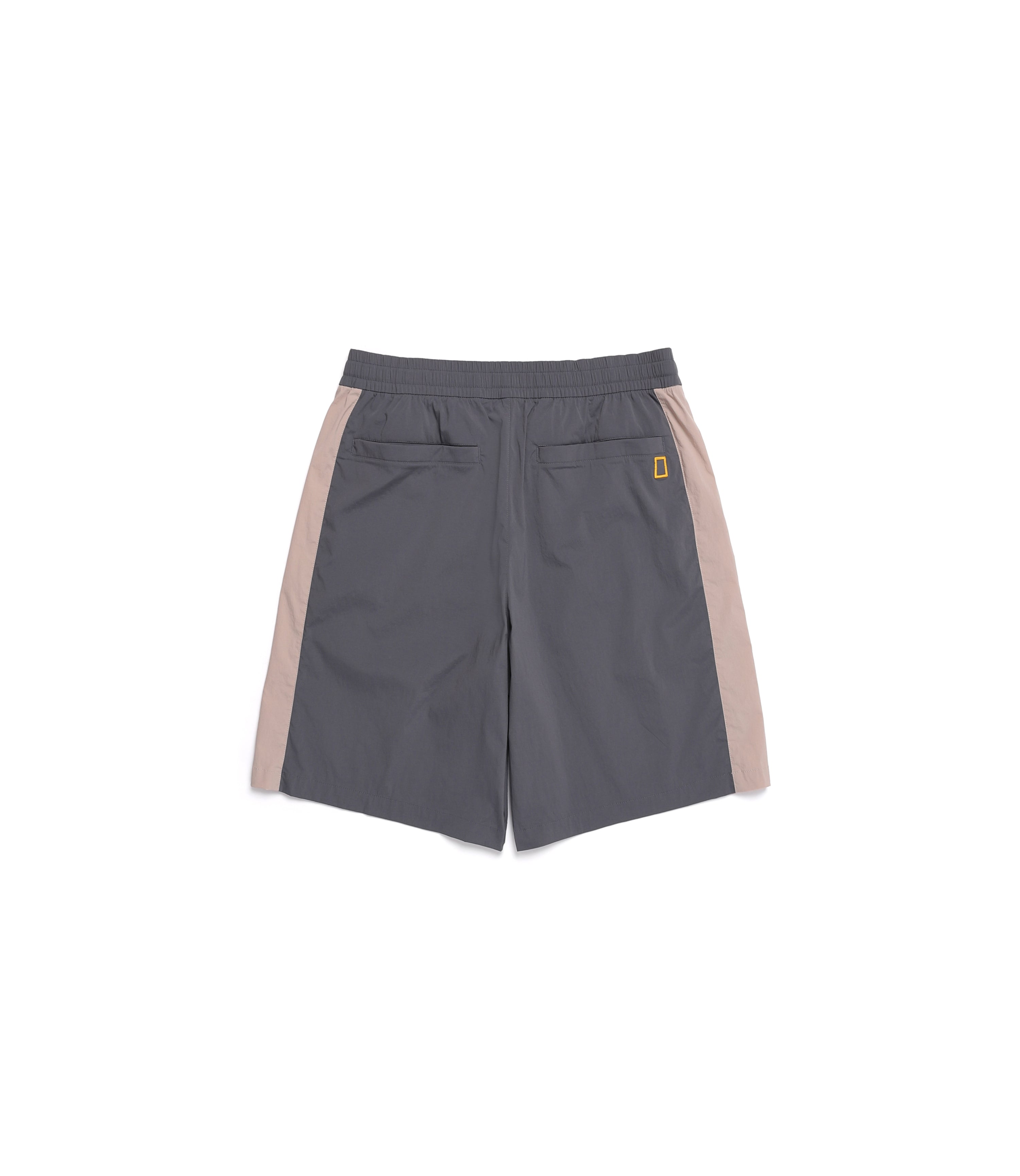 Unisex Coolwave Color Block Banding Half Pants<br>GREY