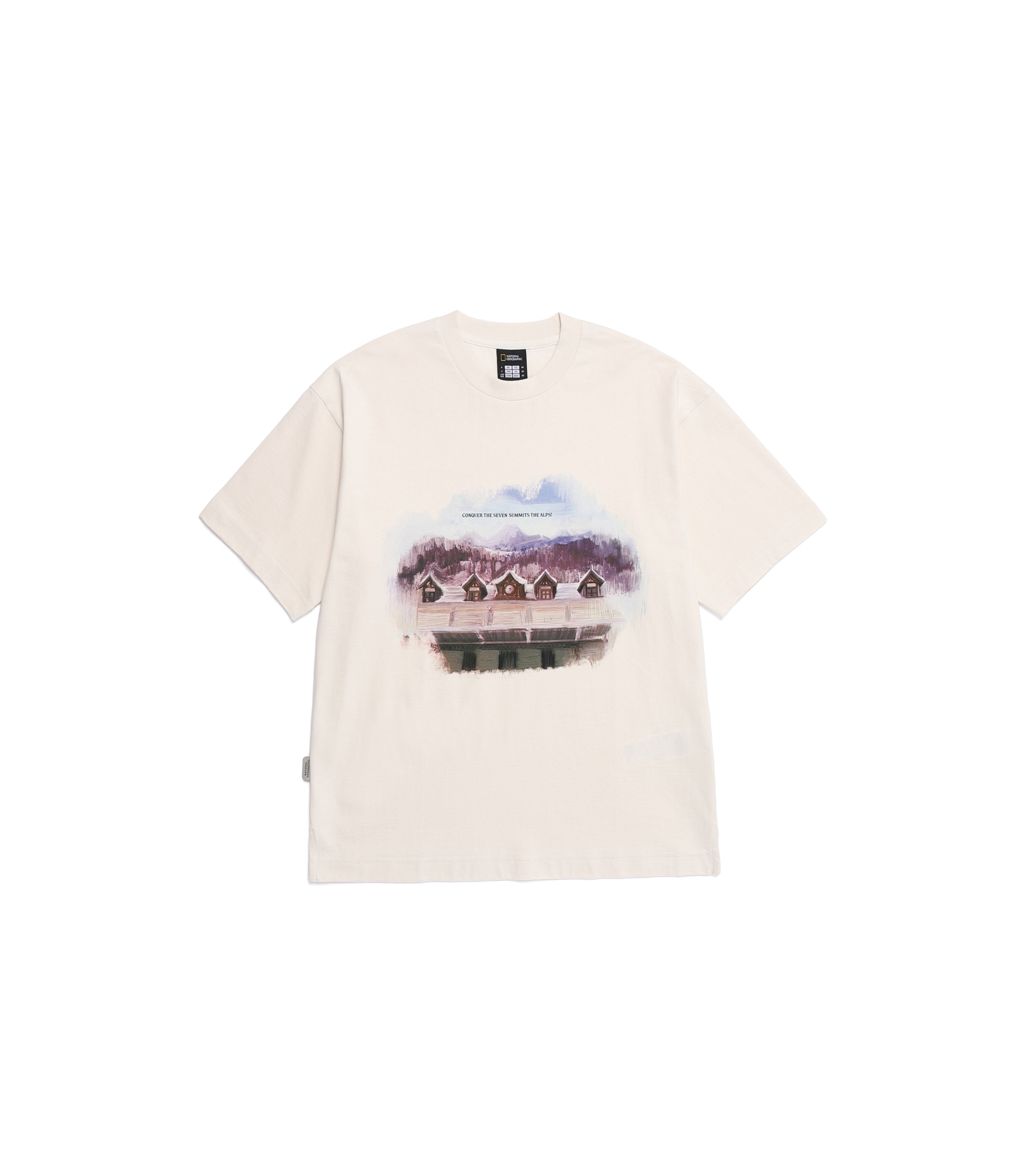 Unisex NRN Graphic Short Sleeve Tee<br>IVORY