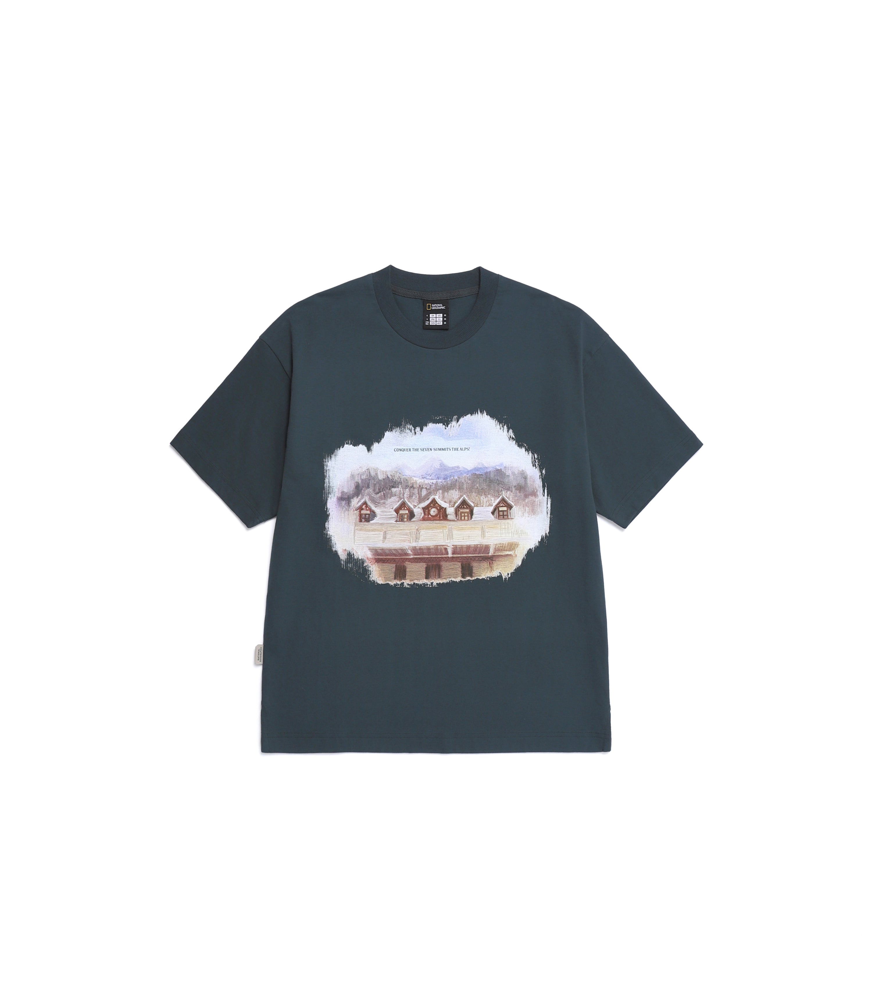 Unisex NRN Graphic Short Sleeve Tee<br>D/GREEN