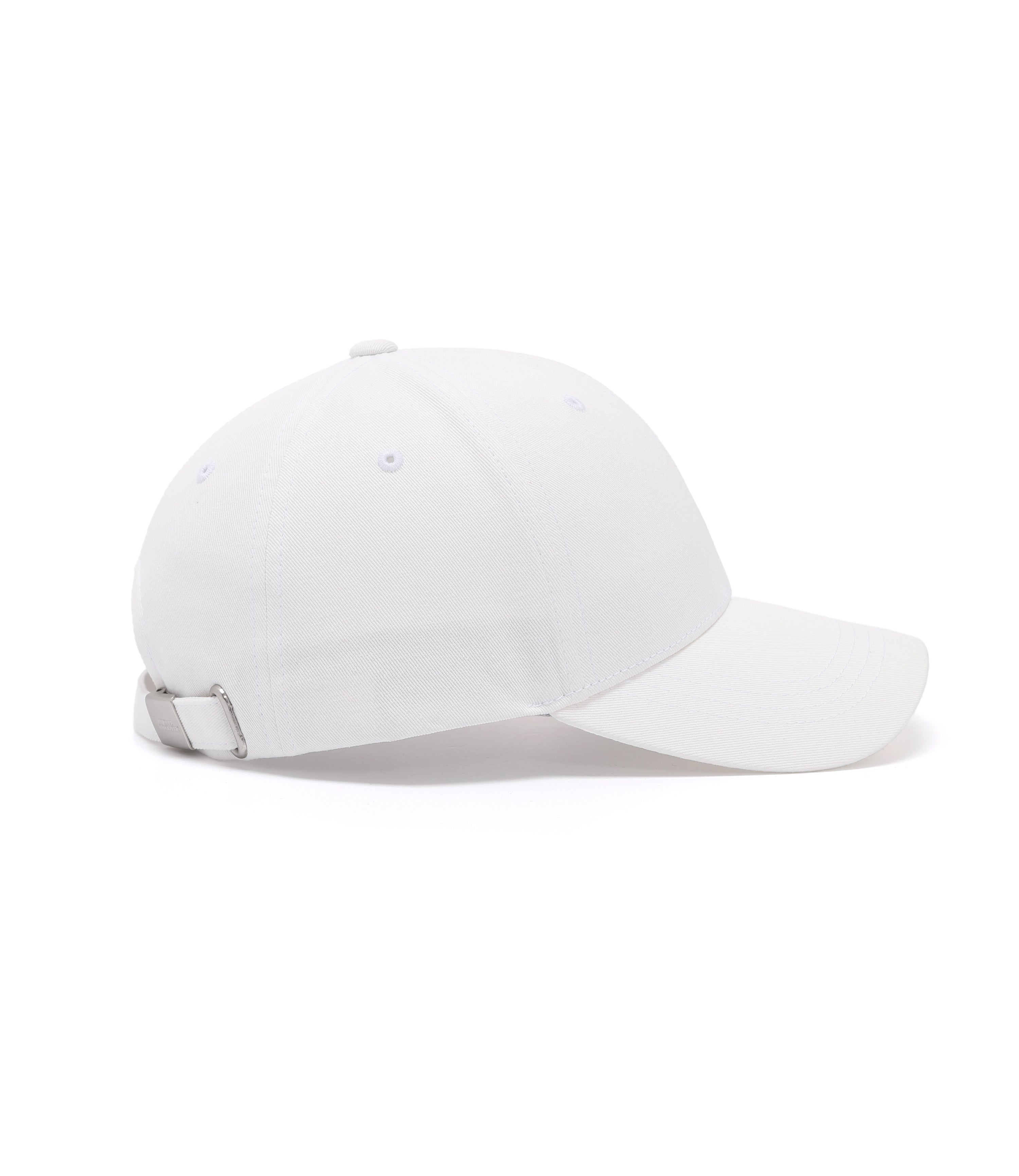 Metal Logo Cap<br>WHITE