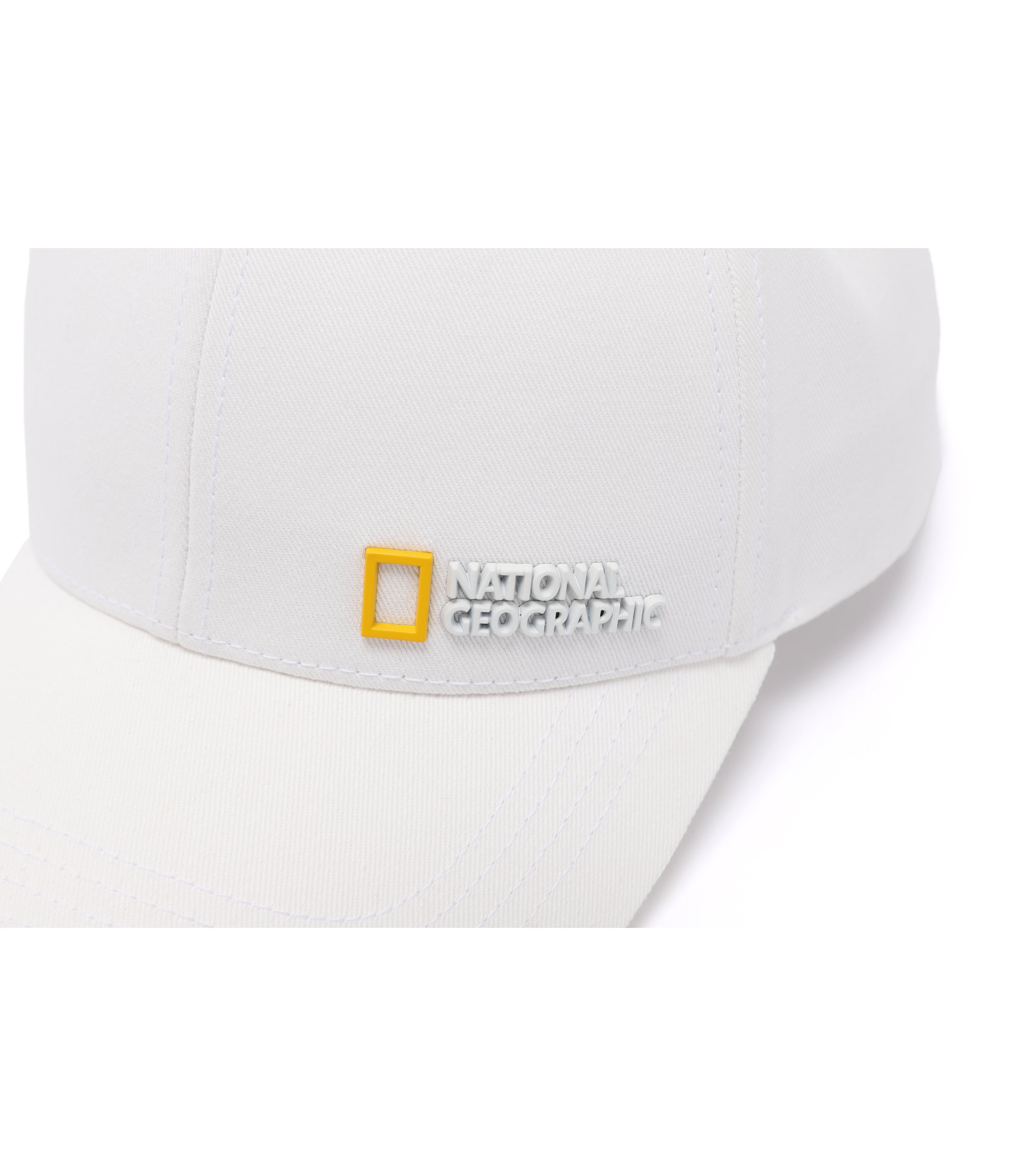 Metal Logo Cap<br>WHITE