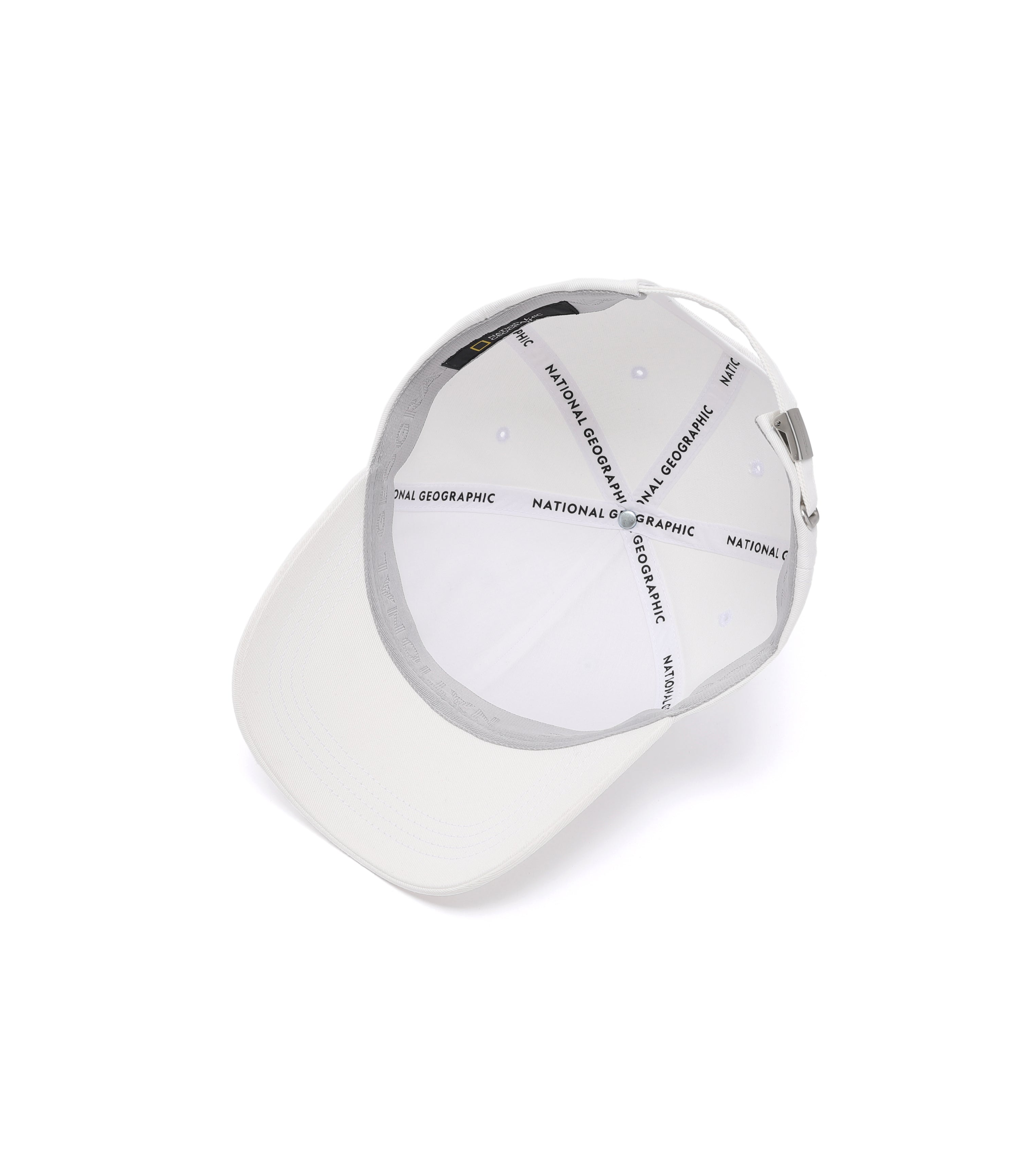 Metal Logo Cap<br>WHITE