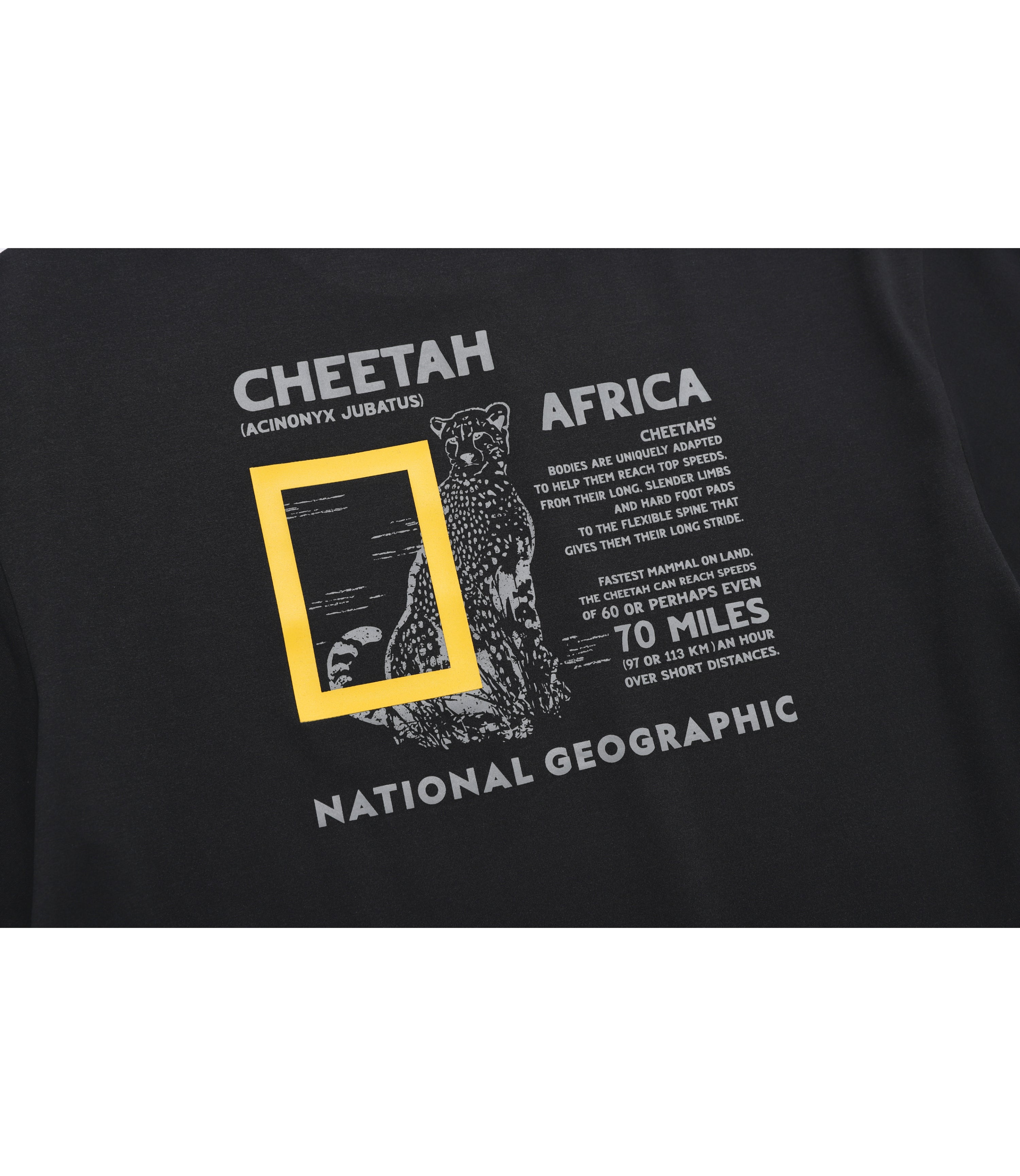 Kid's Cooling Safari Graphic Short Sleeve Tee<br>CARBON BLACK
