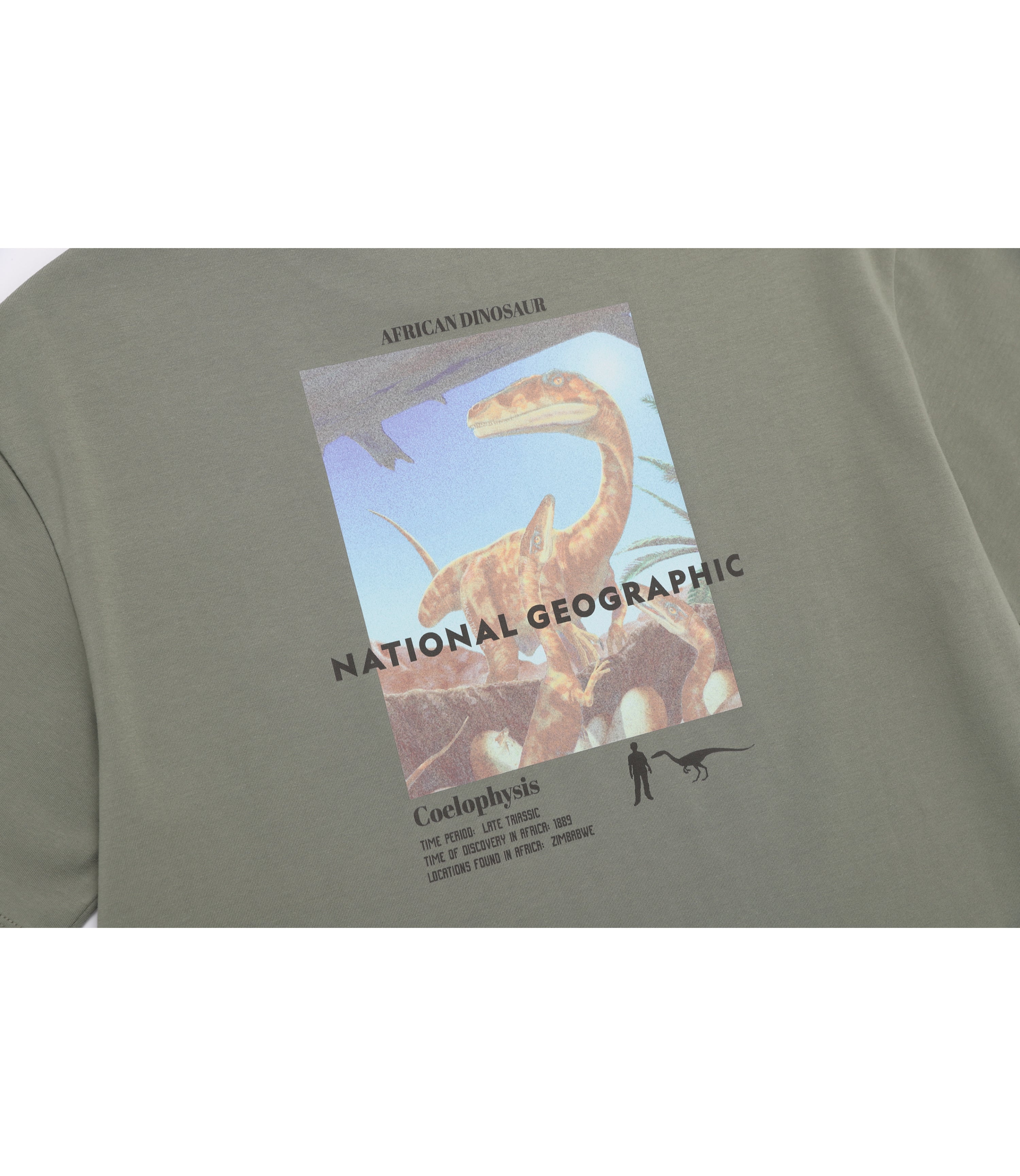 Kid's Adventure Graphic Short Sleeve Tee<br>KHAKI