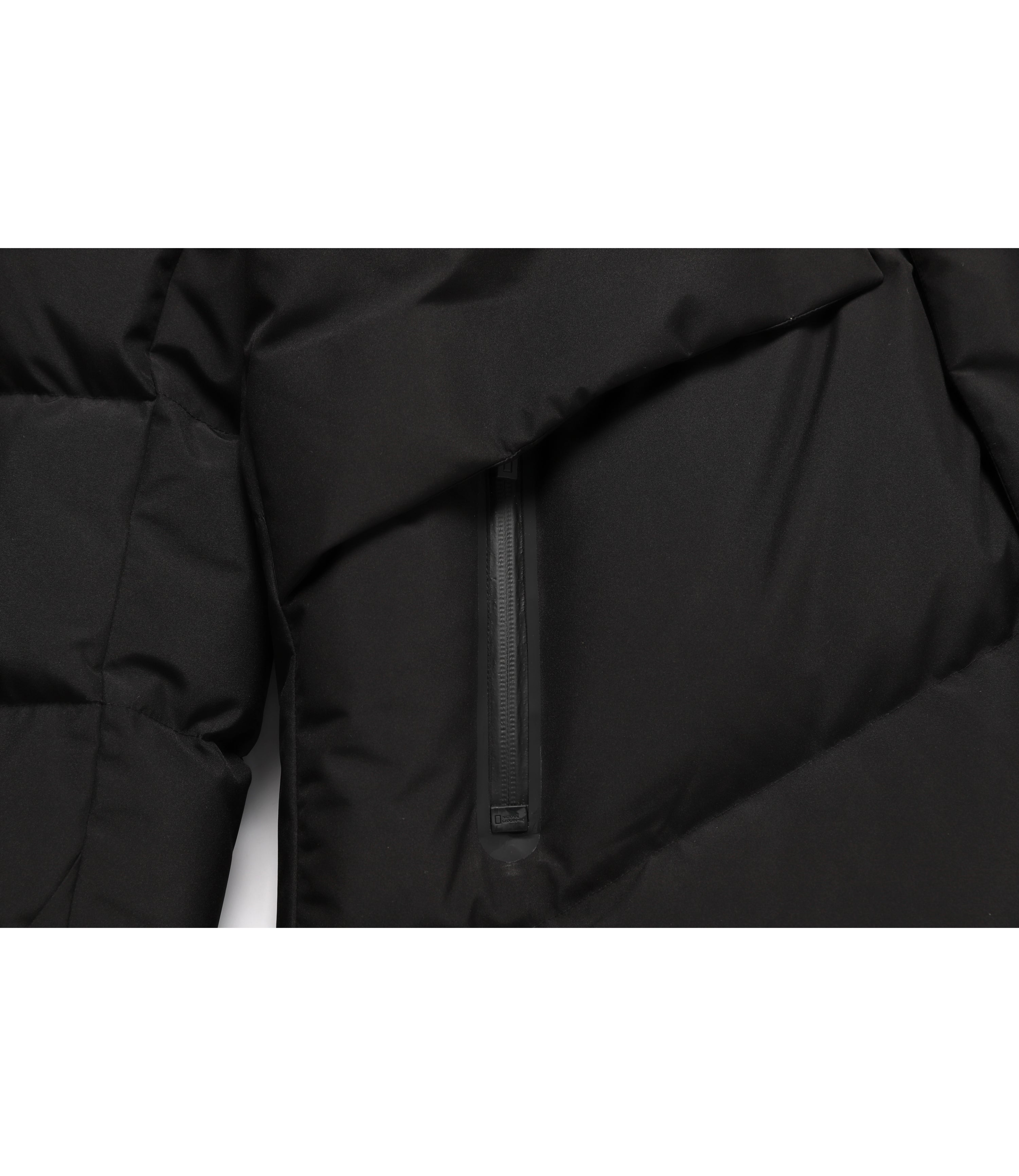 Men's Atlas Windstopper Long Length Goose Down Jacket<br>CARBON BLACK