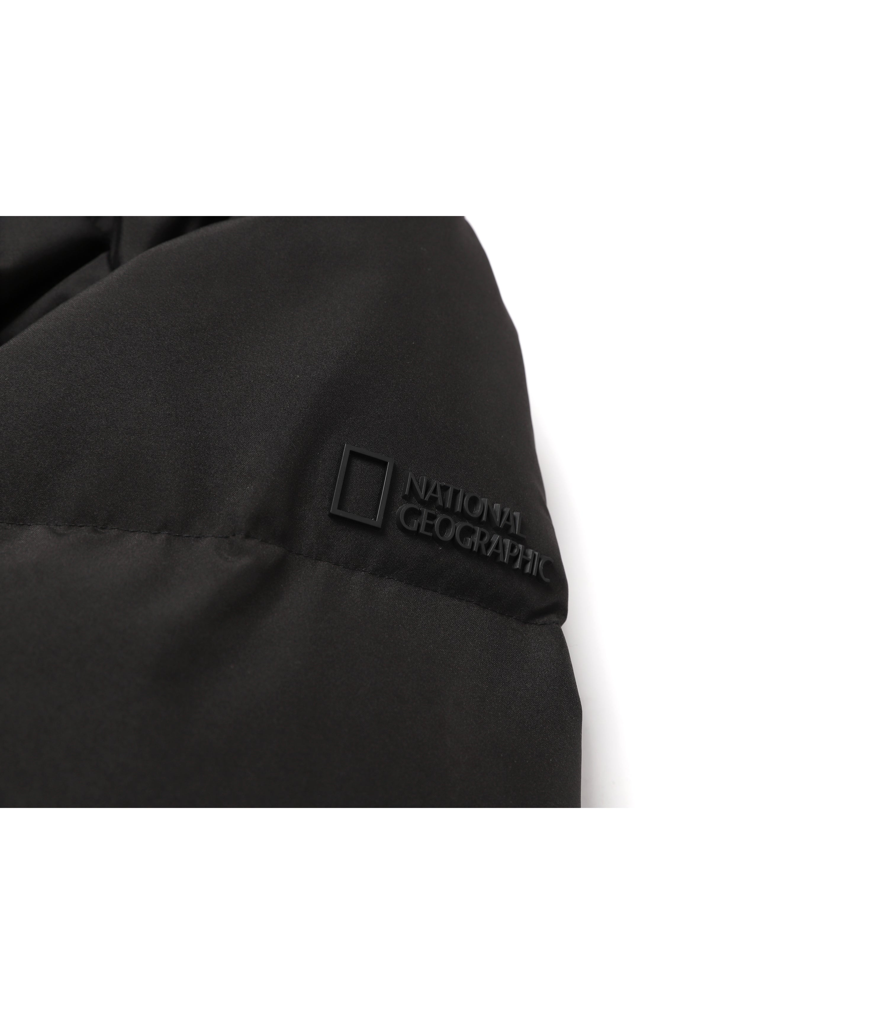 Men's Atlas Windstopper Long Length Goose Down Jacket<br>CARBON BLACK