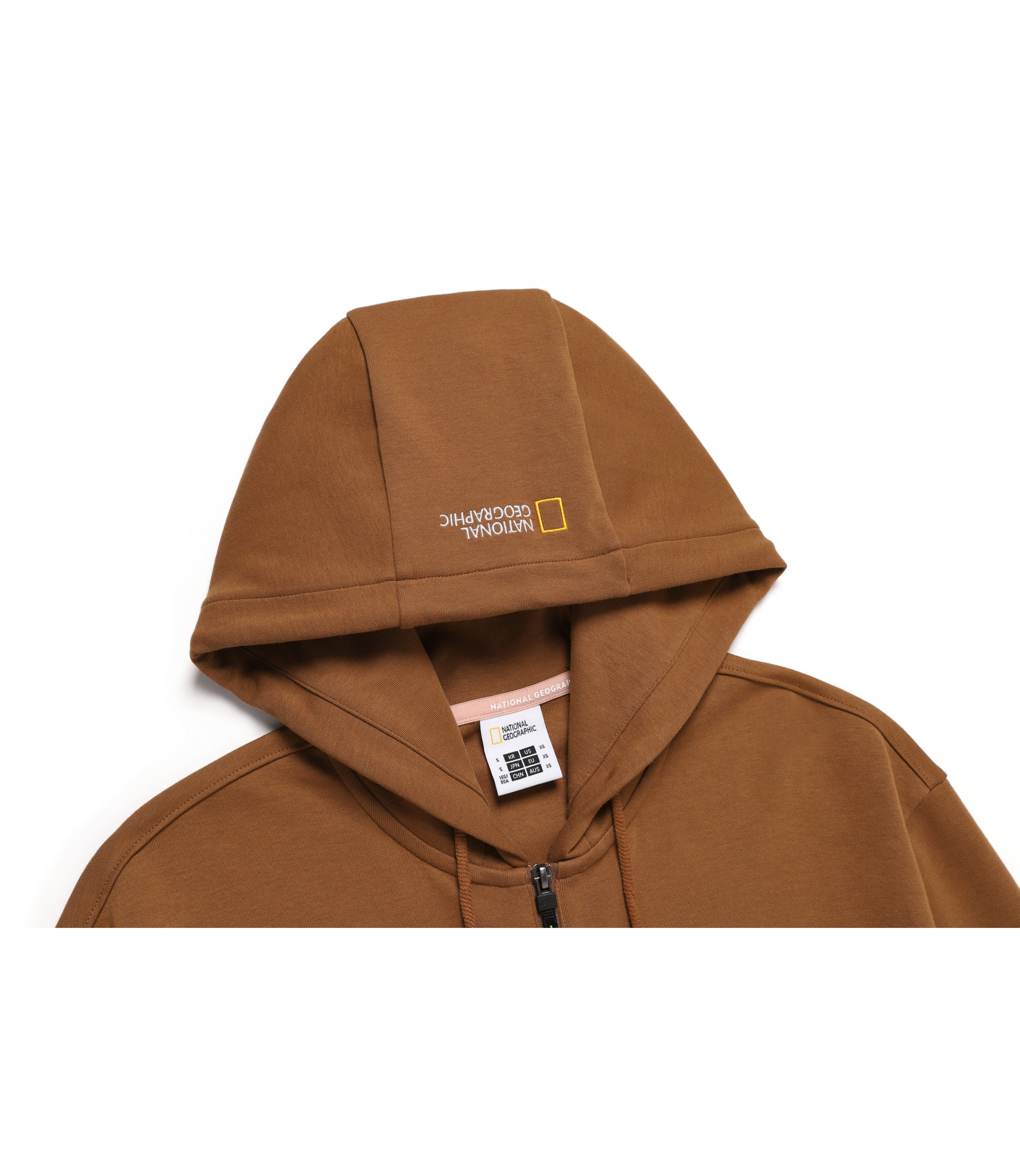 Women's APORIA Hooded Zip-Up Jacket<br>BROWN