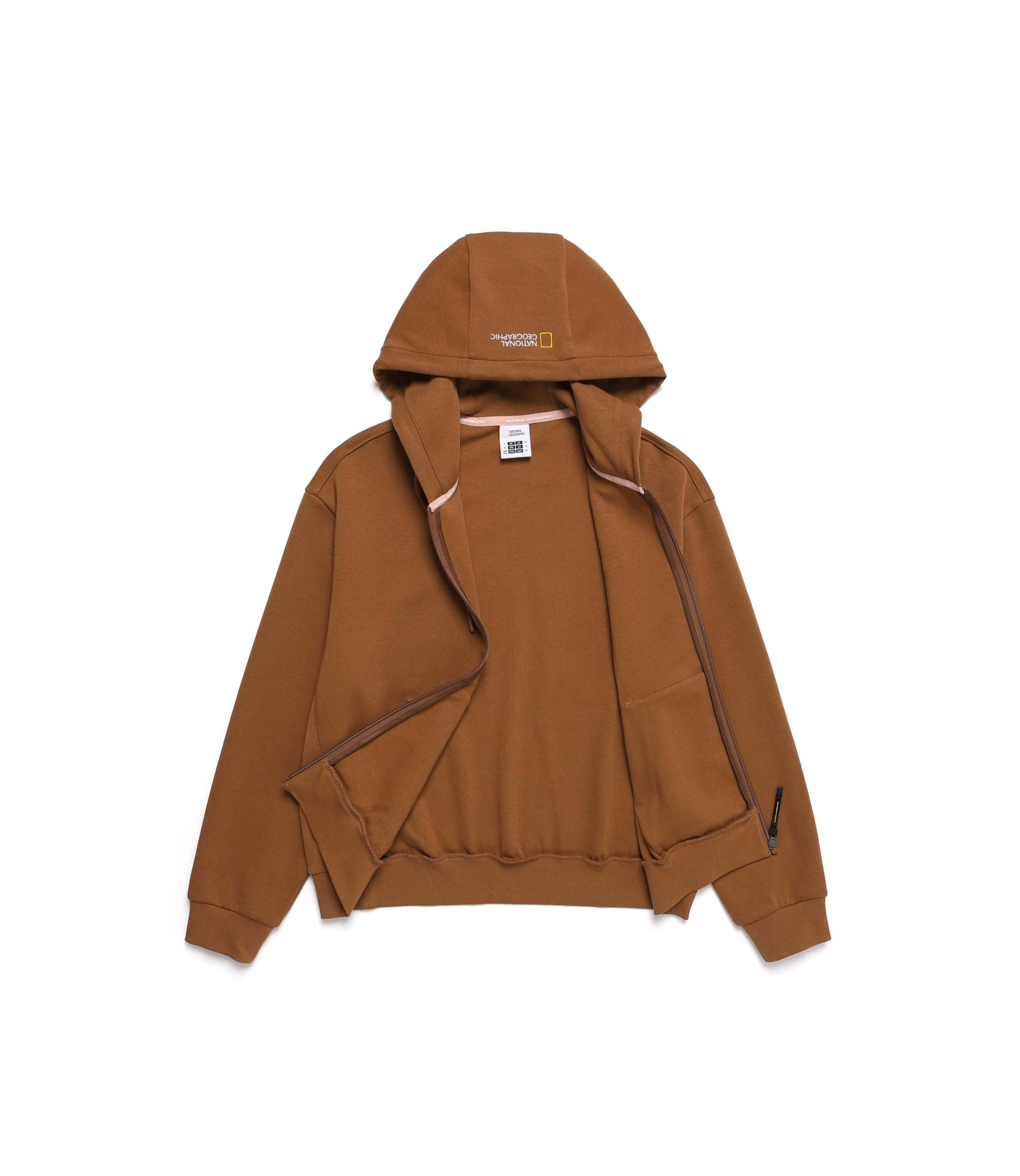 Women's APORIA Hooded Zip-Up Jacket<br>BROWN