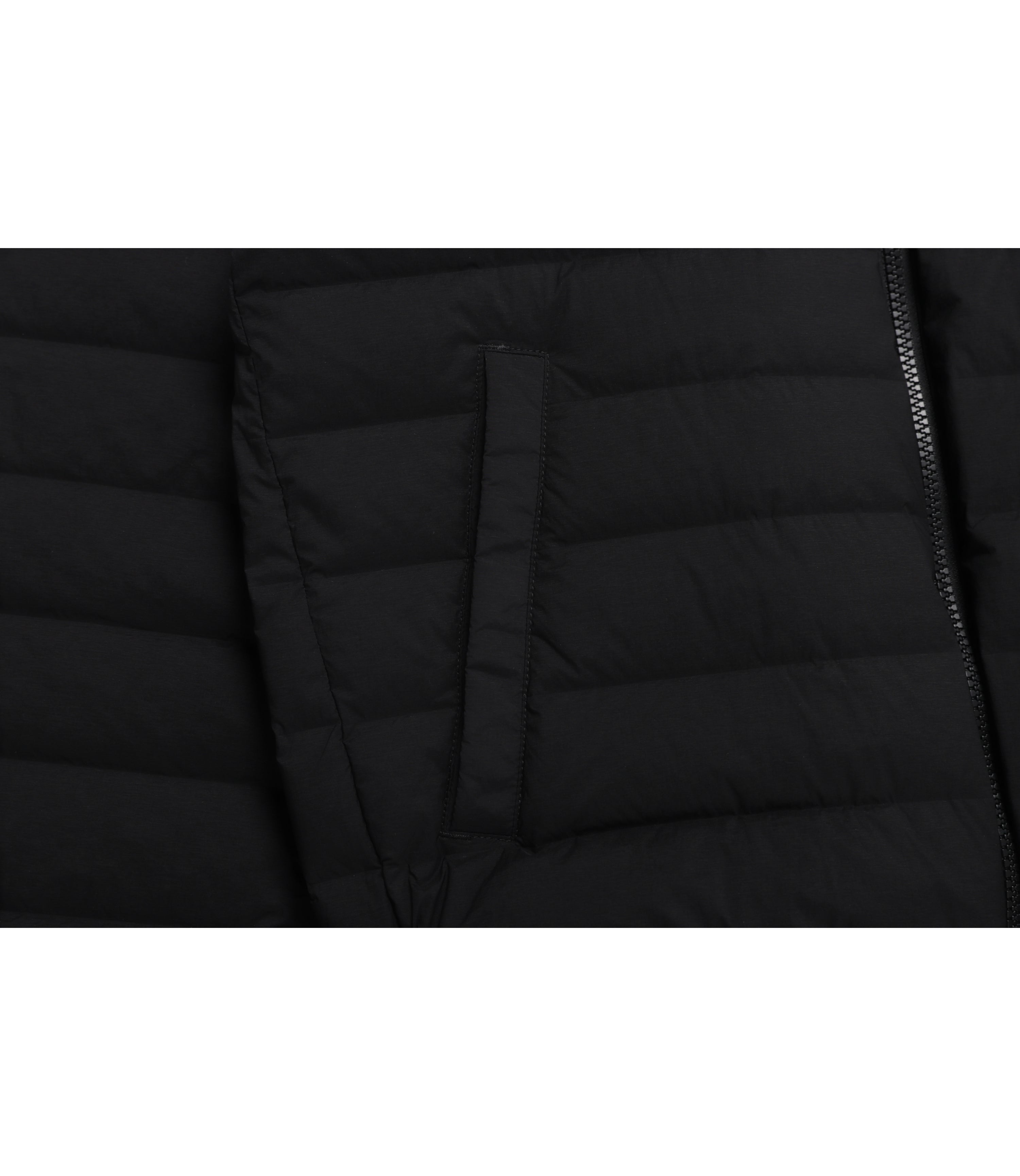Unisex ATIK High-Neck Tube Goose Down Jumper<br>BLACK