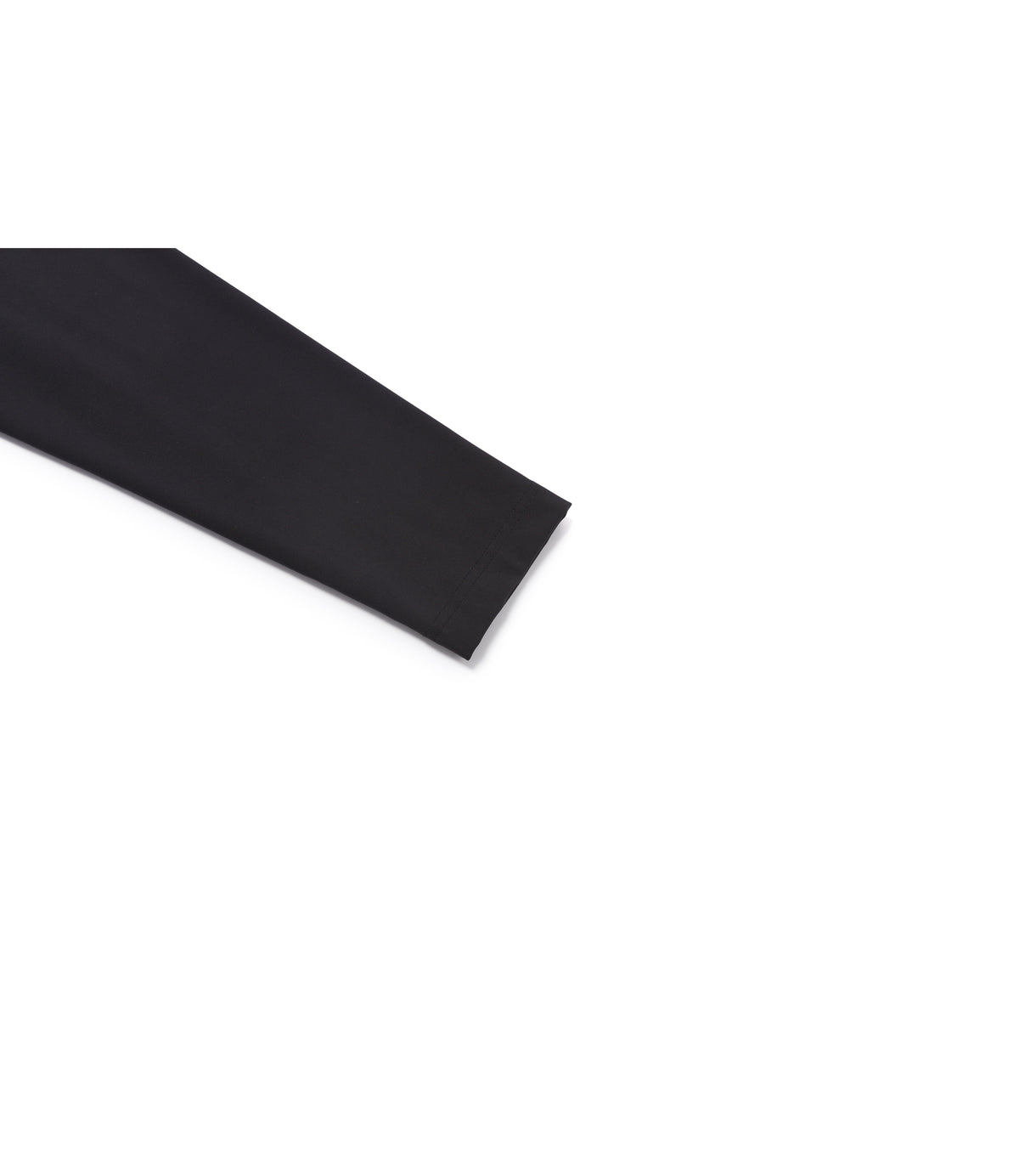 Men's High-Stretch Basic-Fit Long Sleeve Polo Tee<br>BLACK