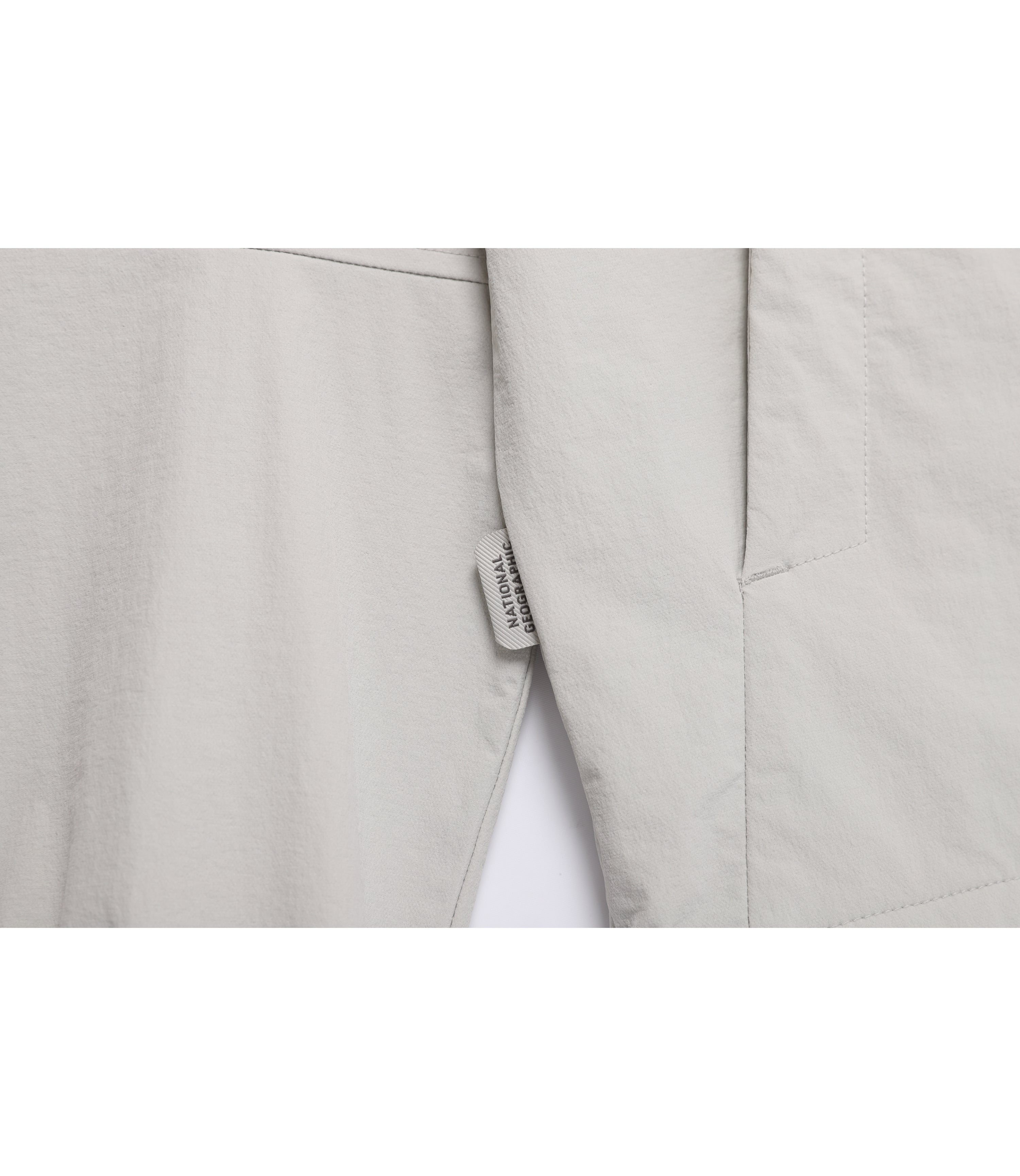 Unisex ARCHELON Woven Stretch Zip-Up Hoodie<br>L/GREY