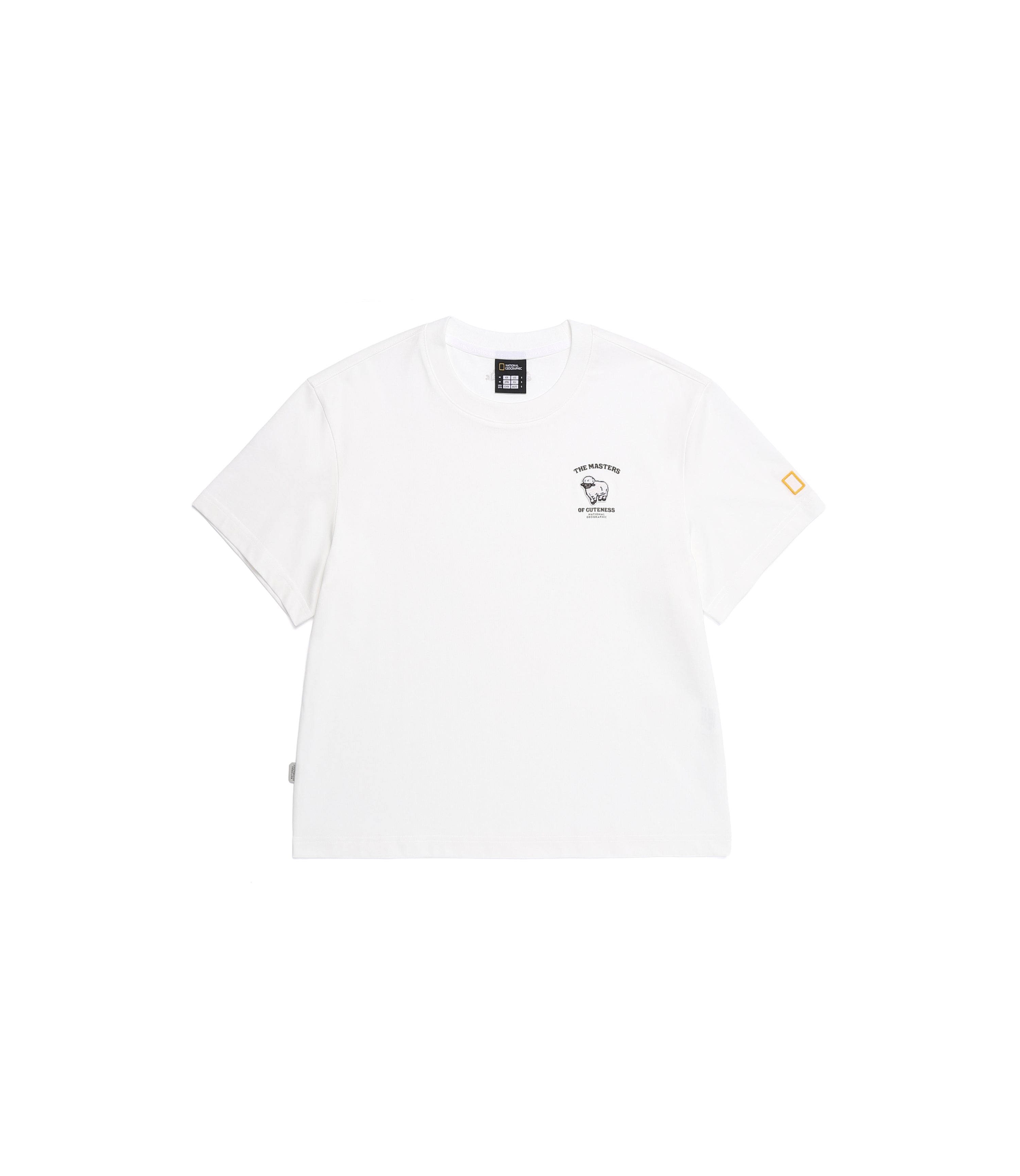 Women's Animal Wappen Short Sleeve Tee<br>O/WHITE