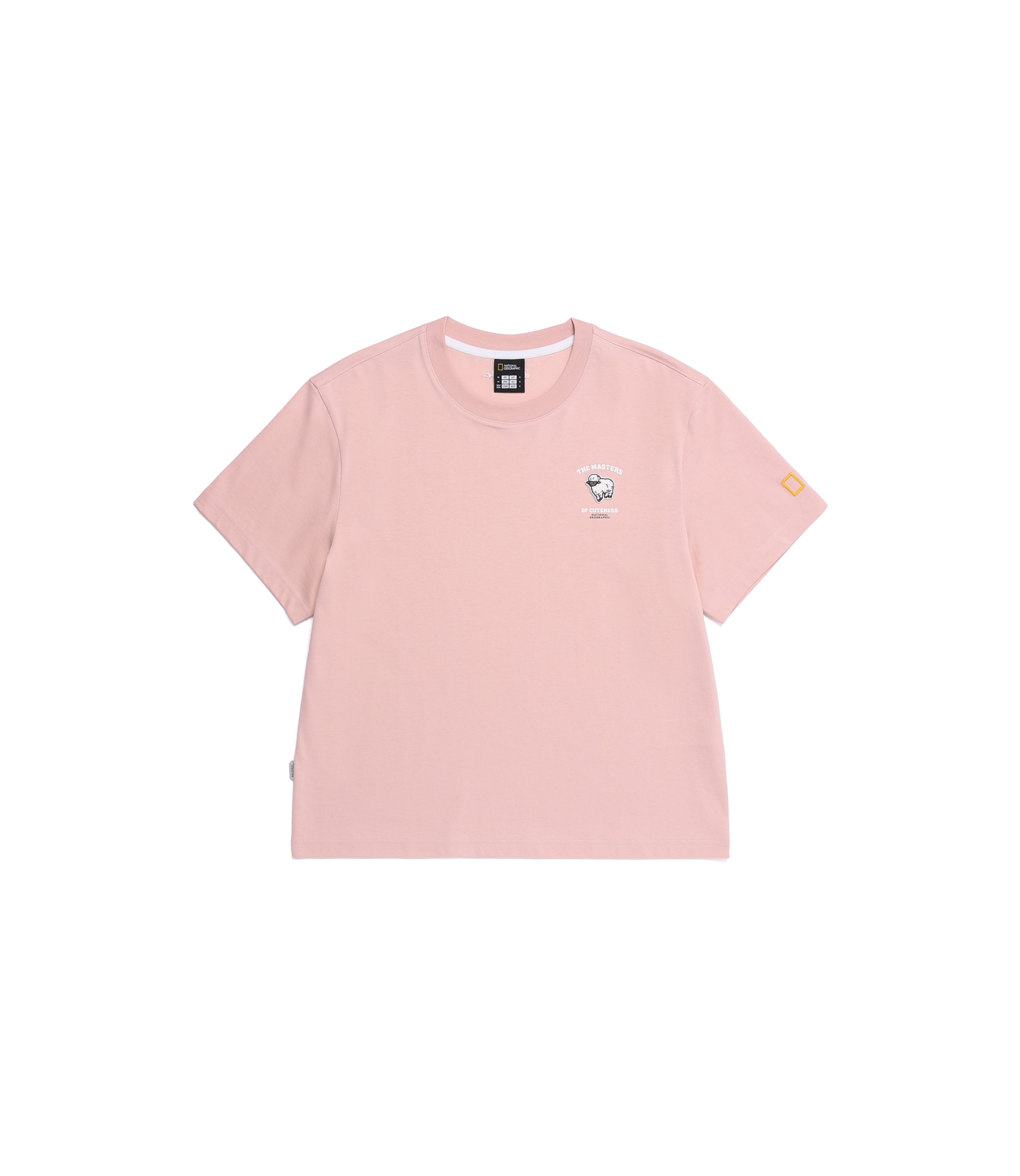 Women's Animal Wappen Short Sleeve Tee<br>PINK