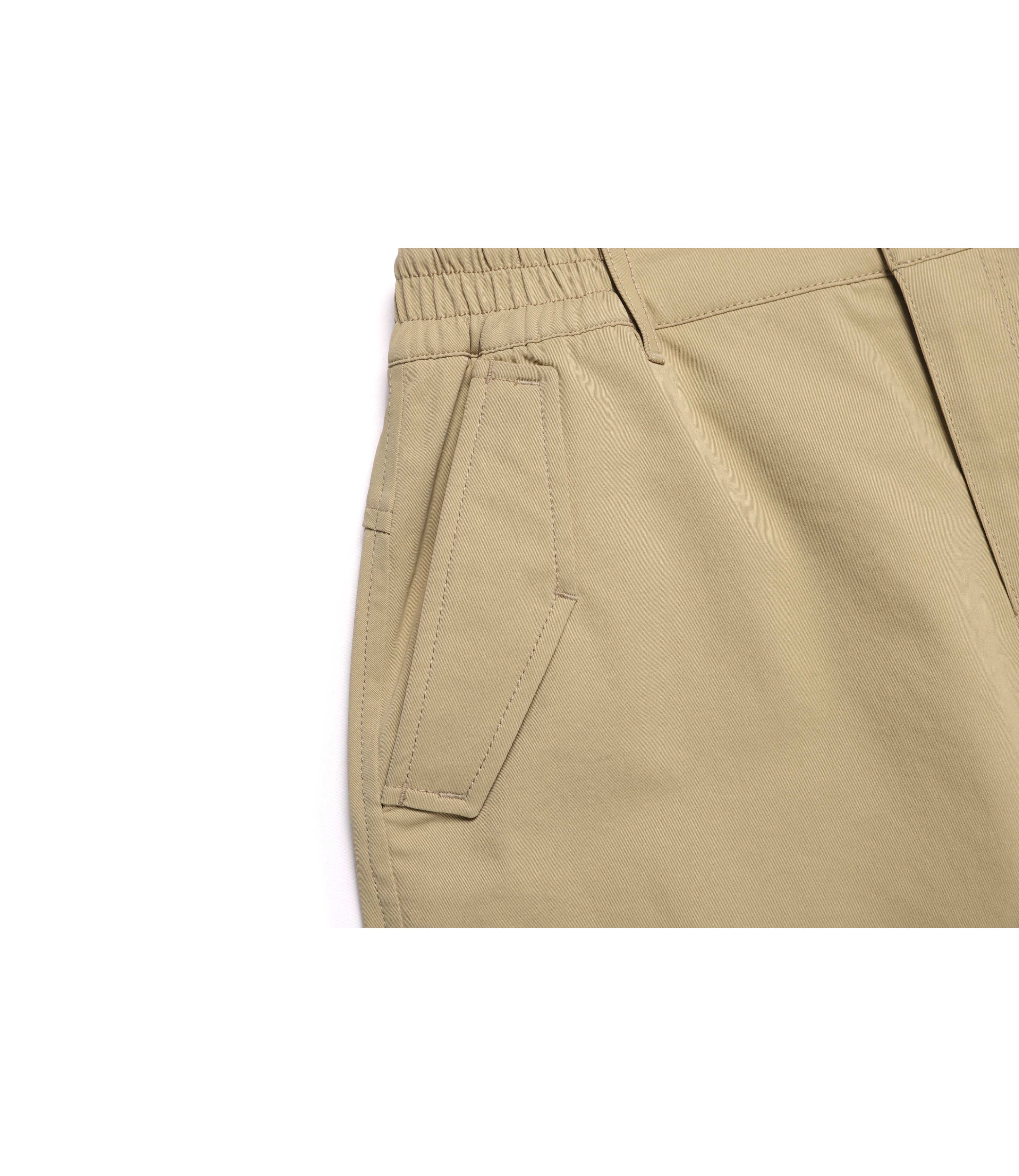 Women's Waist Banded Long Skirt<br>SAND BEIGE