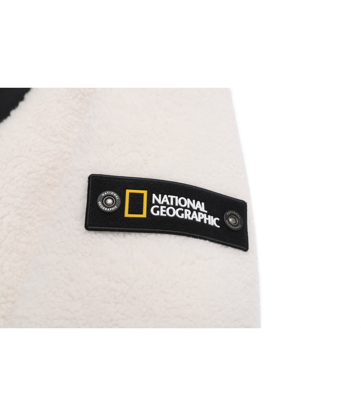 Unisex Costoni Hooded Fleece Jacket<br>O/WHITE