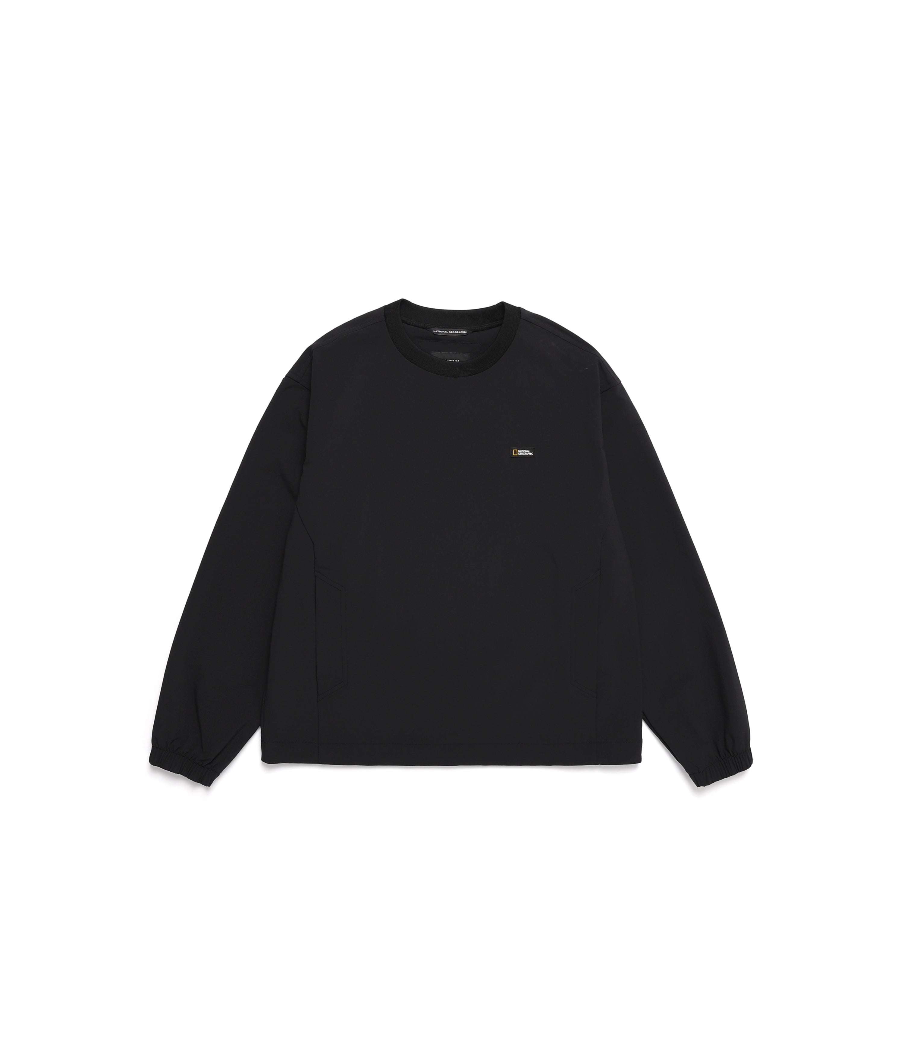 Unisex ARCHELON Stretched Woven Sweatshirt<br>CARBON BLACK