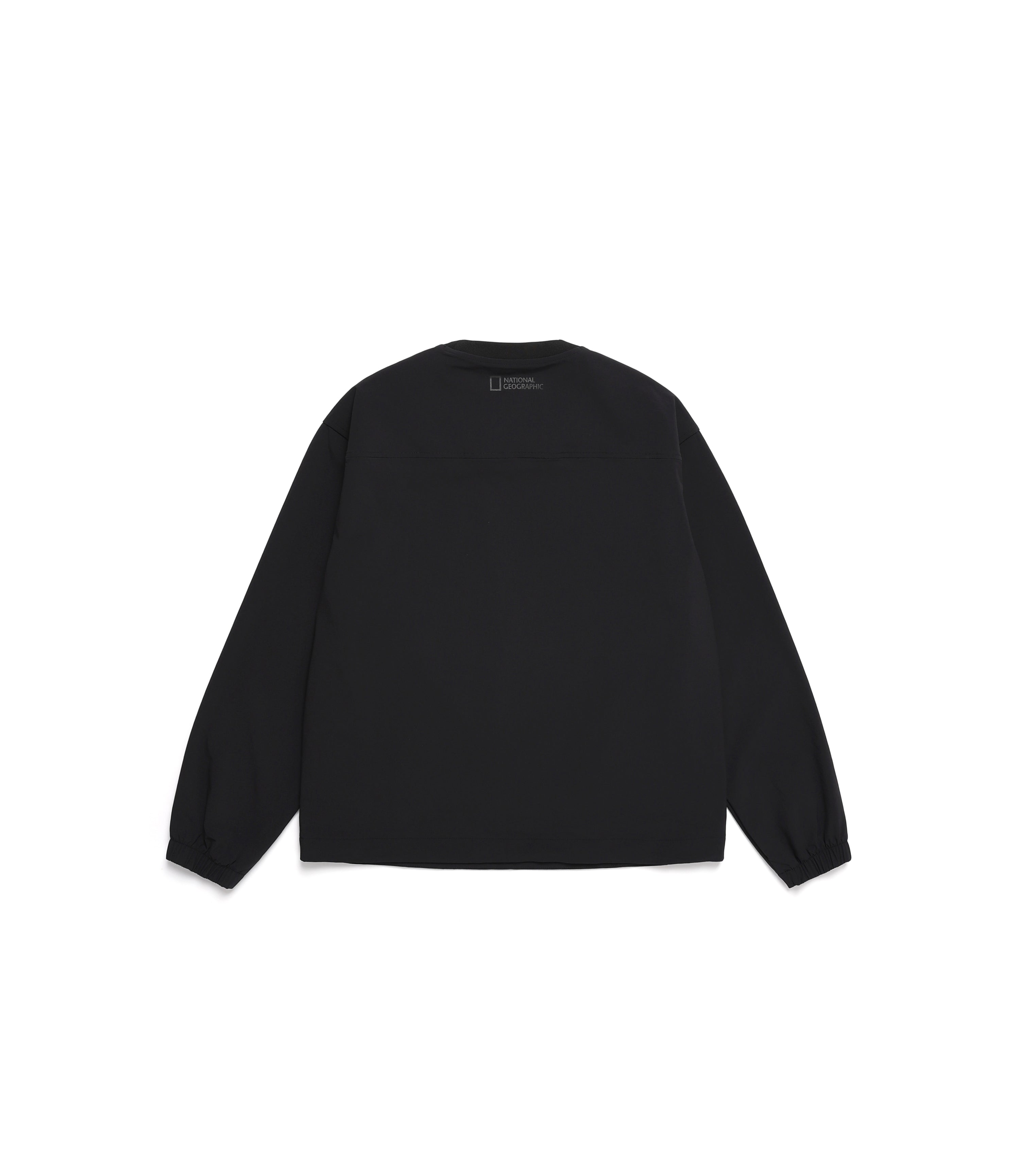 Unisex ARCHELON Stretched Woven Sweatshirt<br>CARBON BLACK