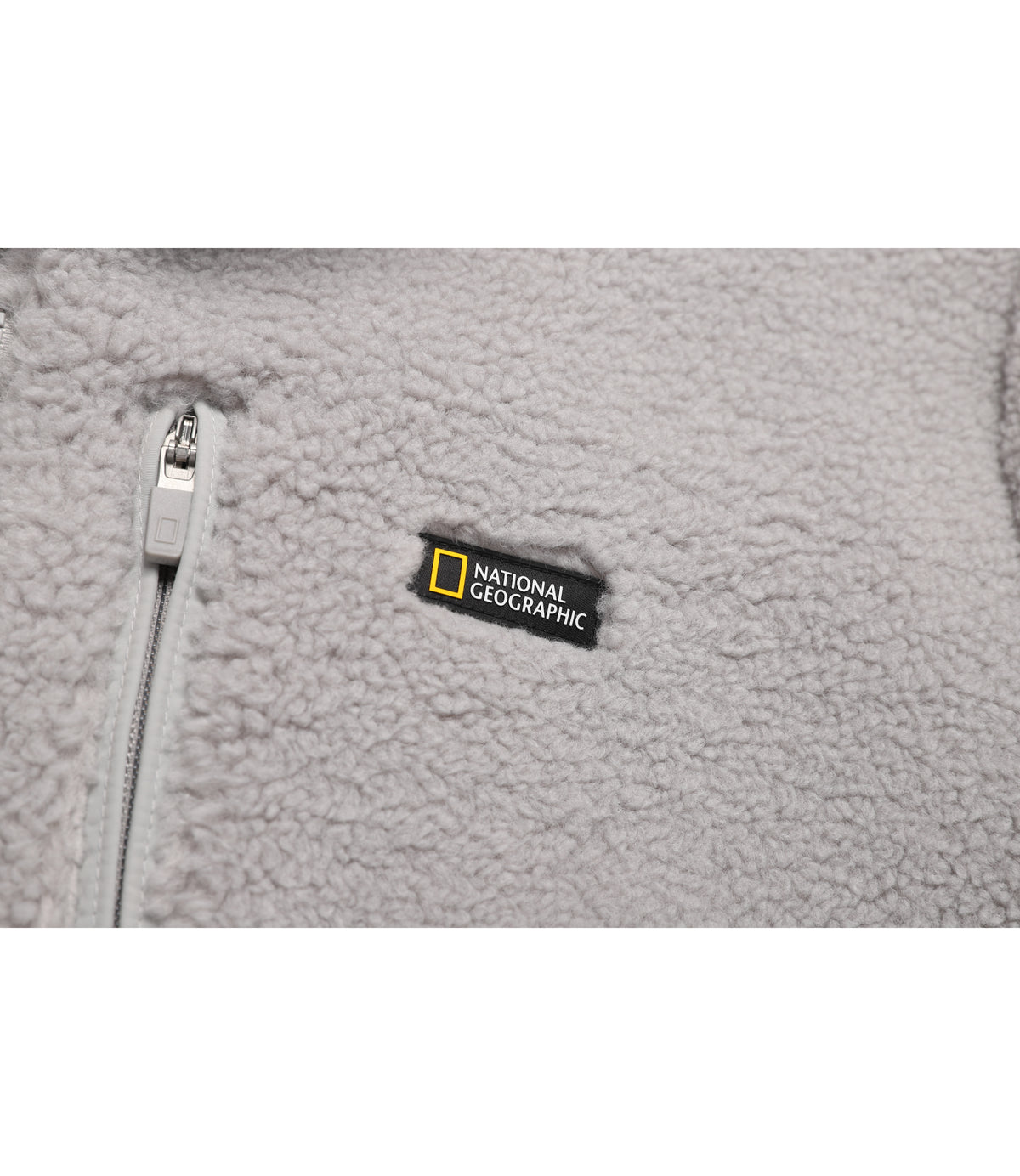 Unisex Costoni Stand-Neck Fleece Jacket<br>L/GREY