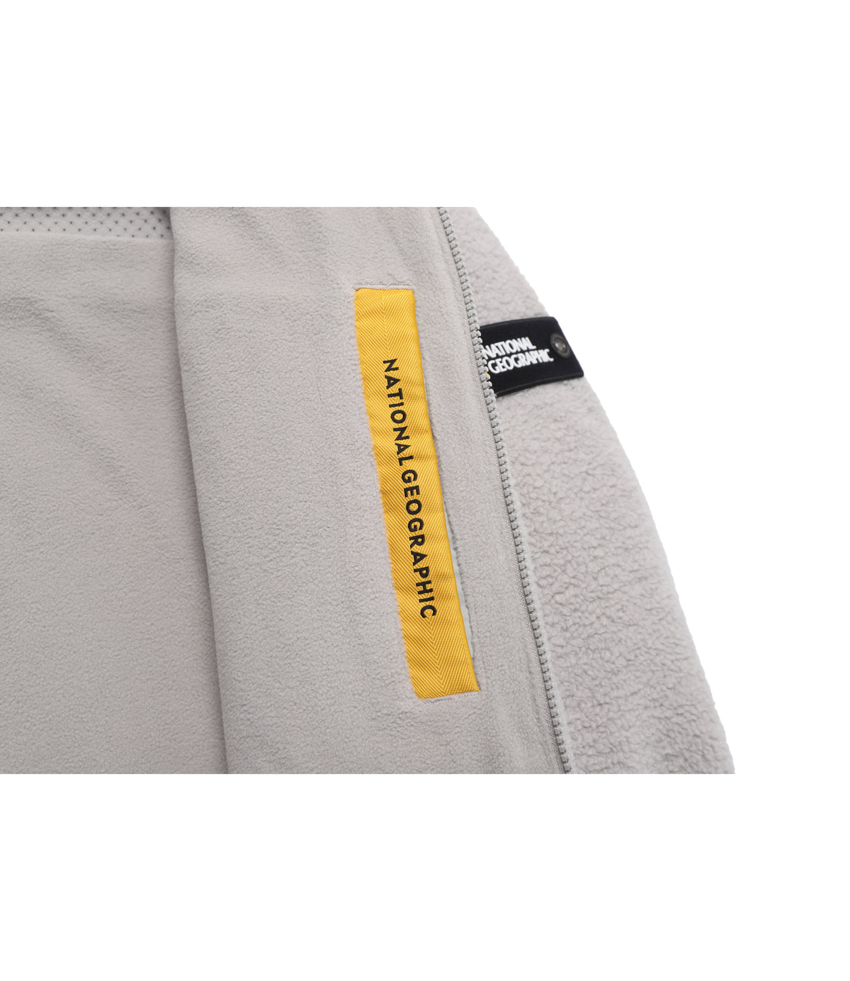 Unisex Costoni Stand-Neck Fleece Jacket<br>L/GREY