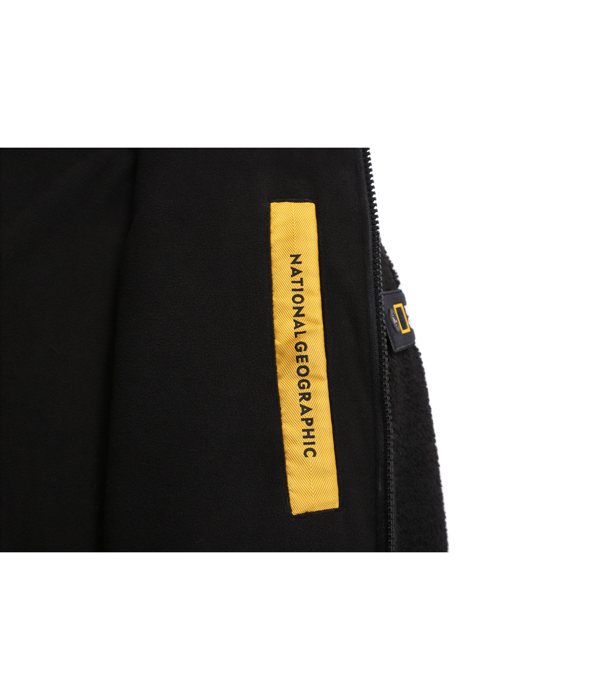 Unisex Costoni Stand-Neck Fleece Jacket<br>BLACK