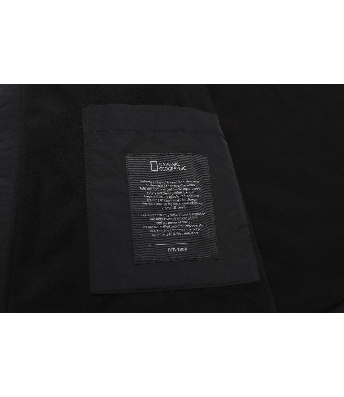 Unisex Costoni Stand-Neck Fleece Jacket<br>BLACK