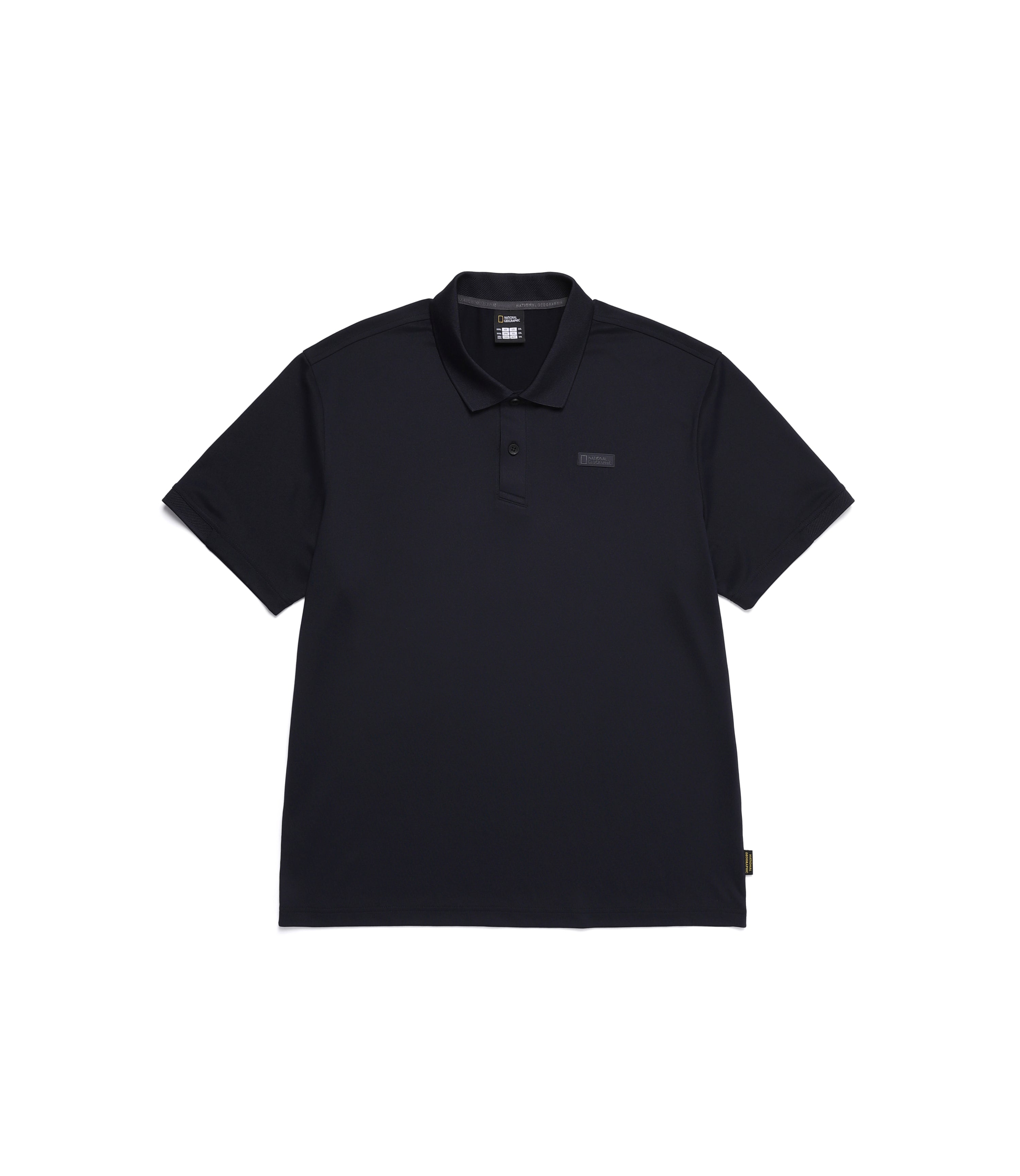 Men's WELLAKA Cooling Basic Fit Pique Collar Tee<br>DEEP SEA NAVY