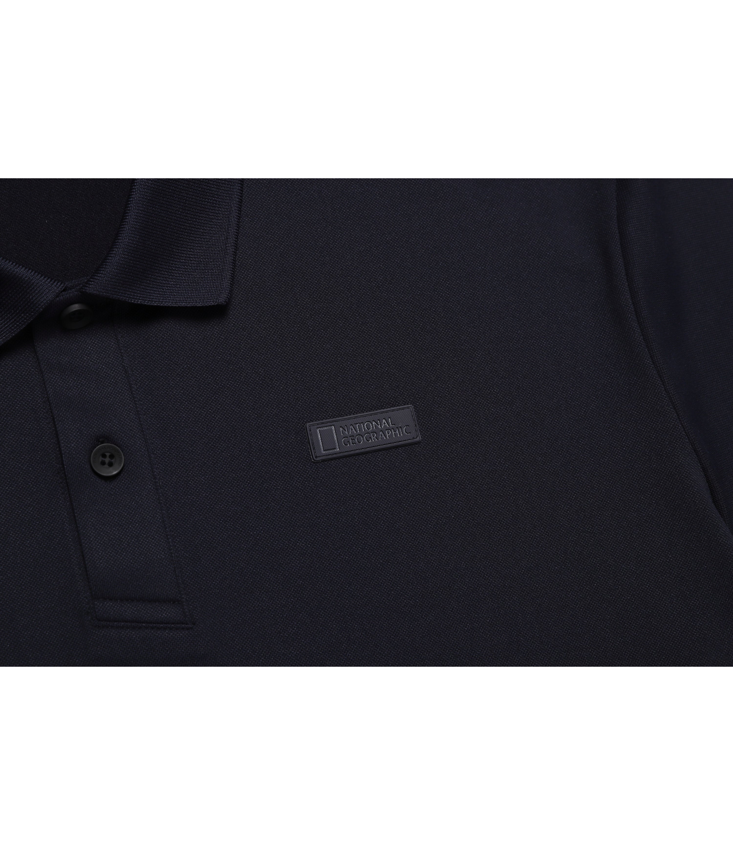 Men's WELLAKA Cooling Basic Fit Pique Collar Tee<br>DEEP SEA NAVY