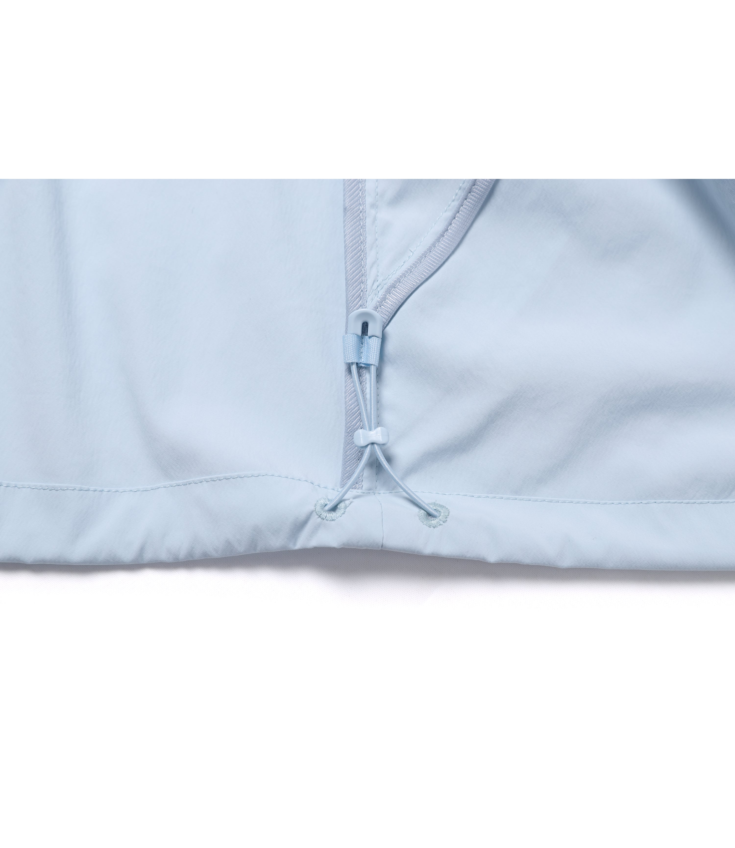 Women's Frozen Cube Stand Neck Windbreaker<br>L/BLUE