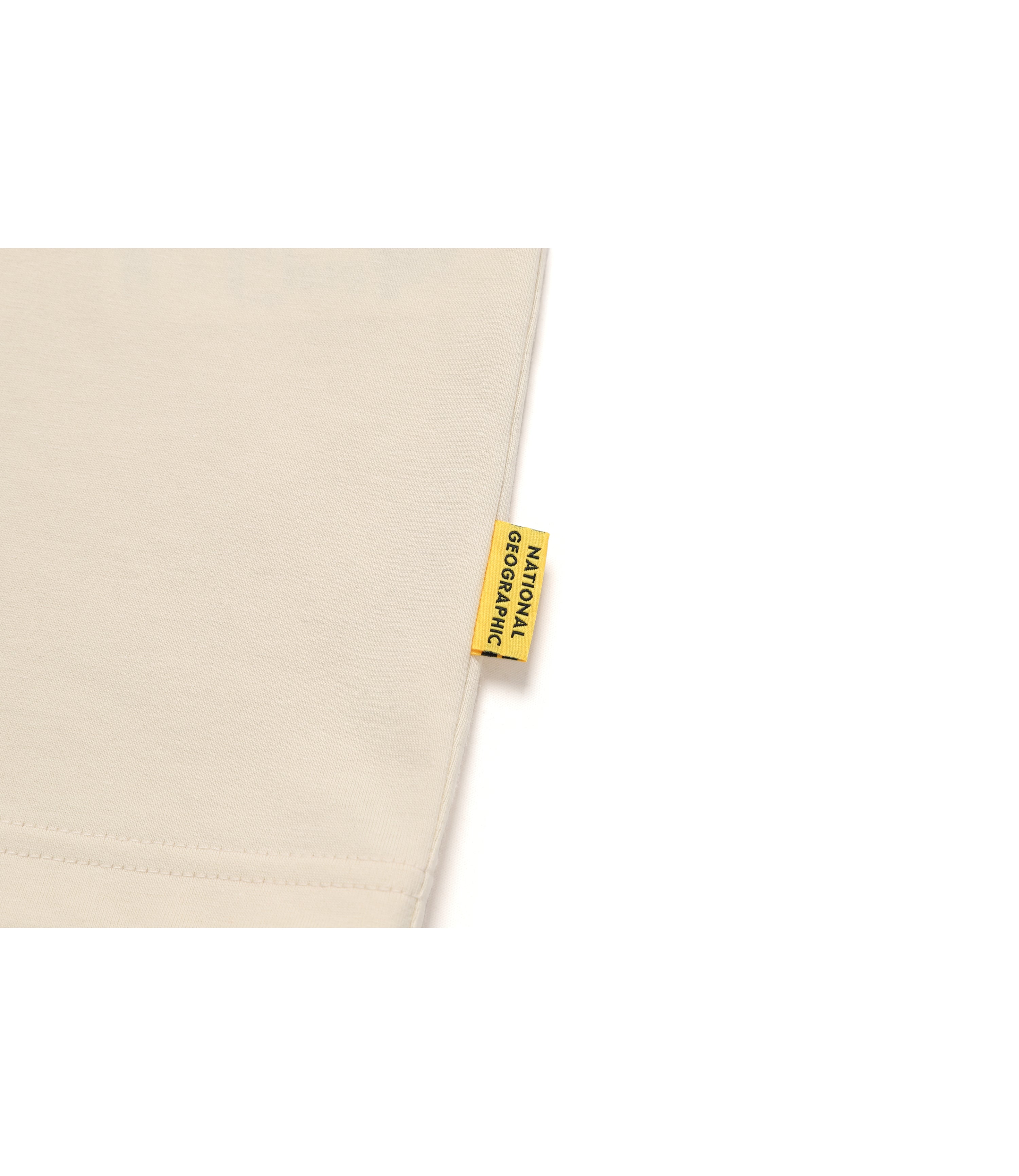 Unisex Animal Graphic Semi-Over Fit Eco Short Sleeve Tee<br>L/BEIGE