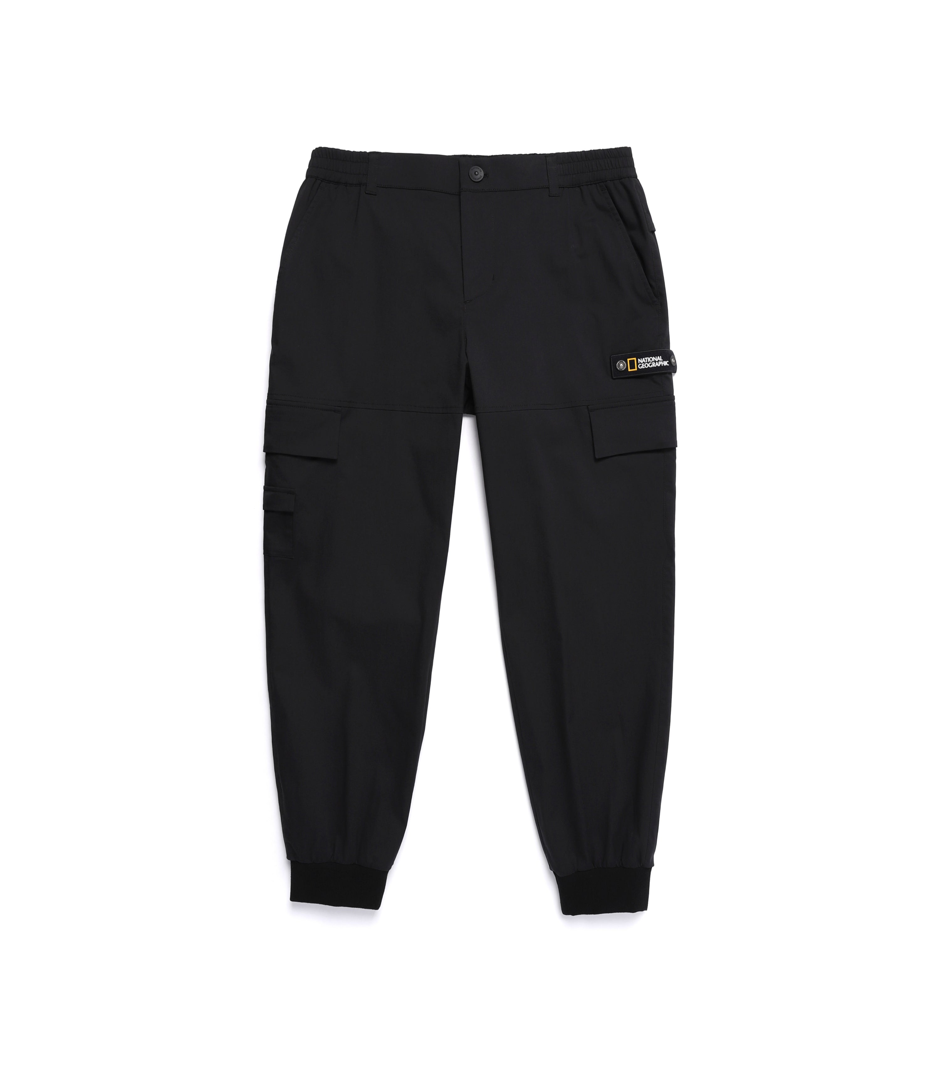 Men‘s Small Pocket Detailed Cargo Jogger Pants<br>CARBON BLACK